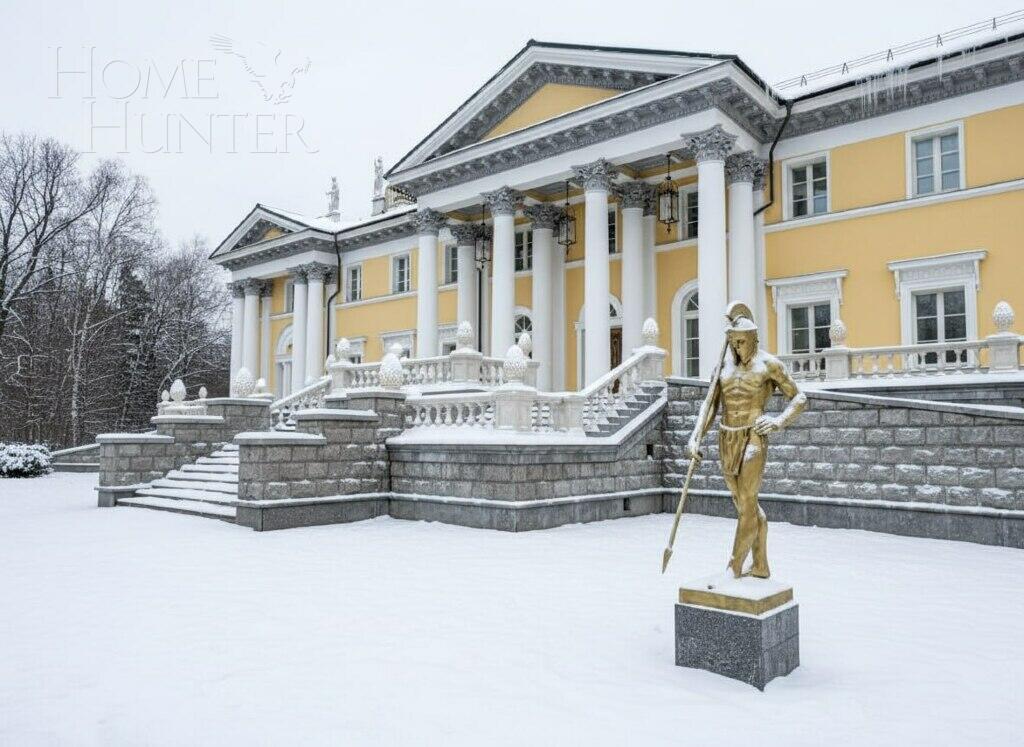 3-этажный коттедж 3 340 м² с отделкой