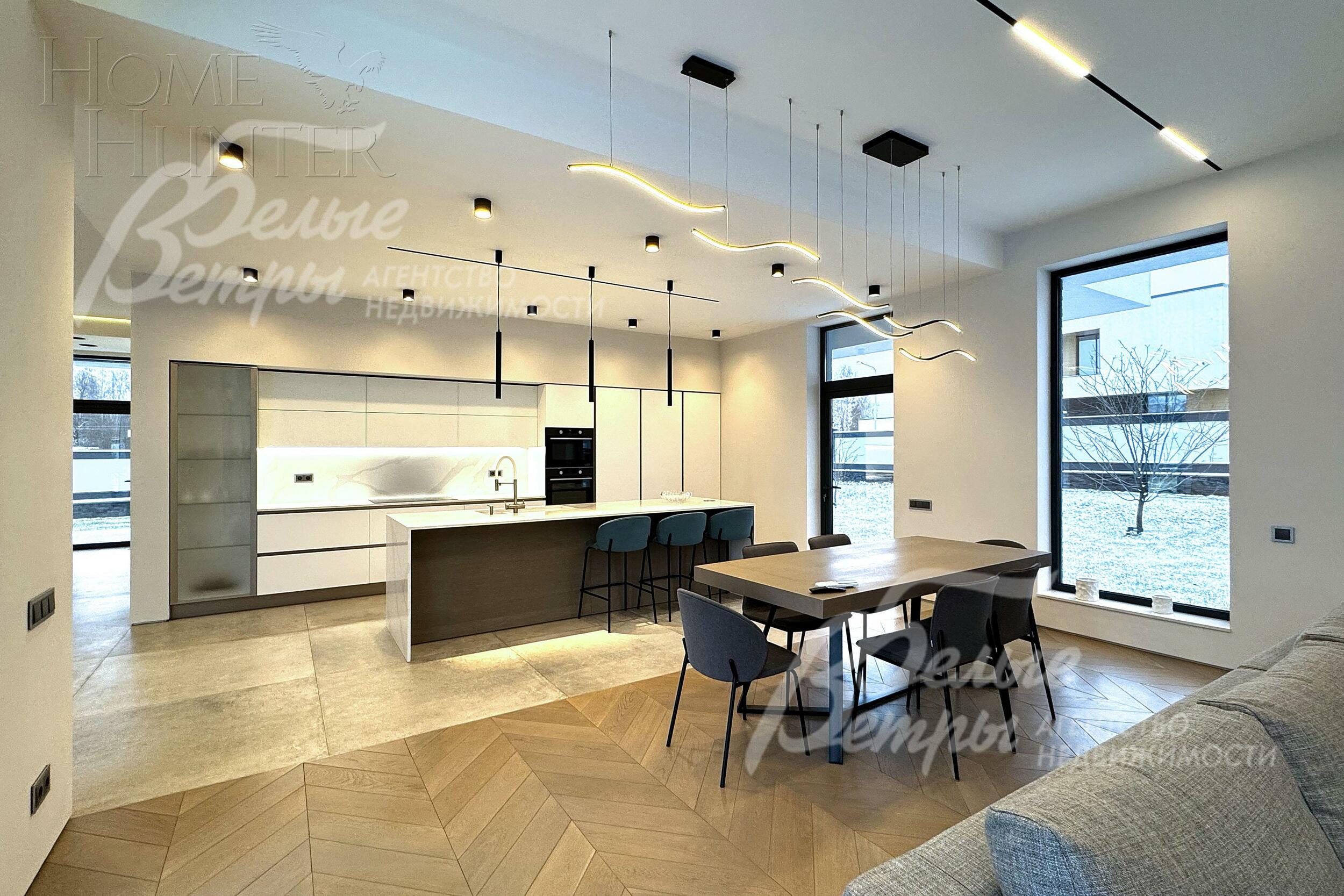 2-этажный коттедж 333 м² с отделкой