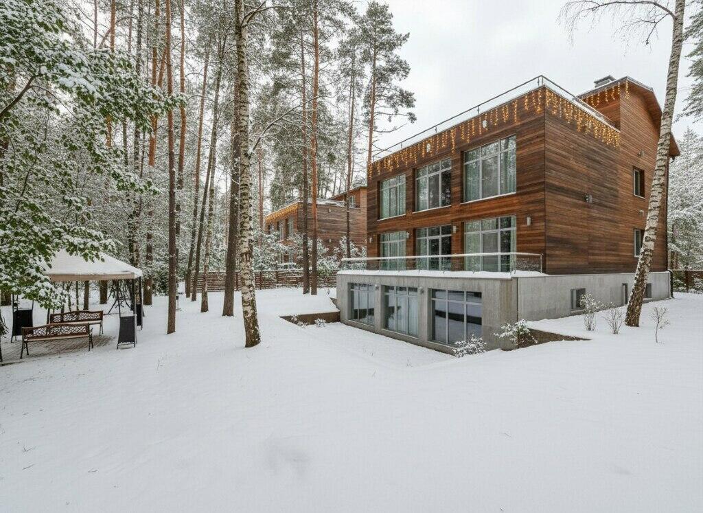 2-этажный коттедж 640 м² с отделкой