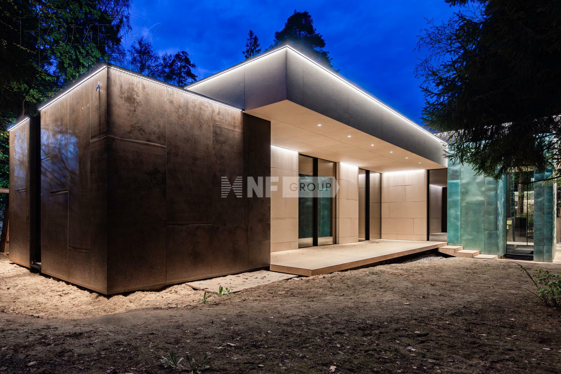 1-этажный коттедж 853 м² без отделки