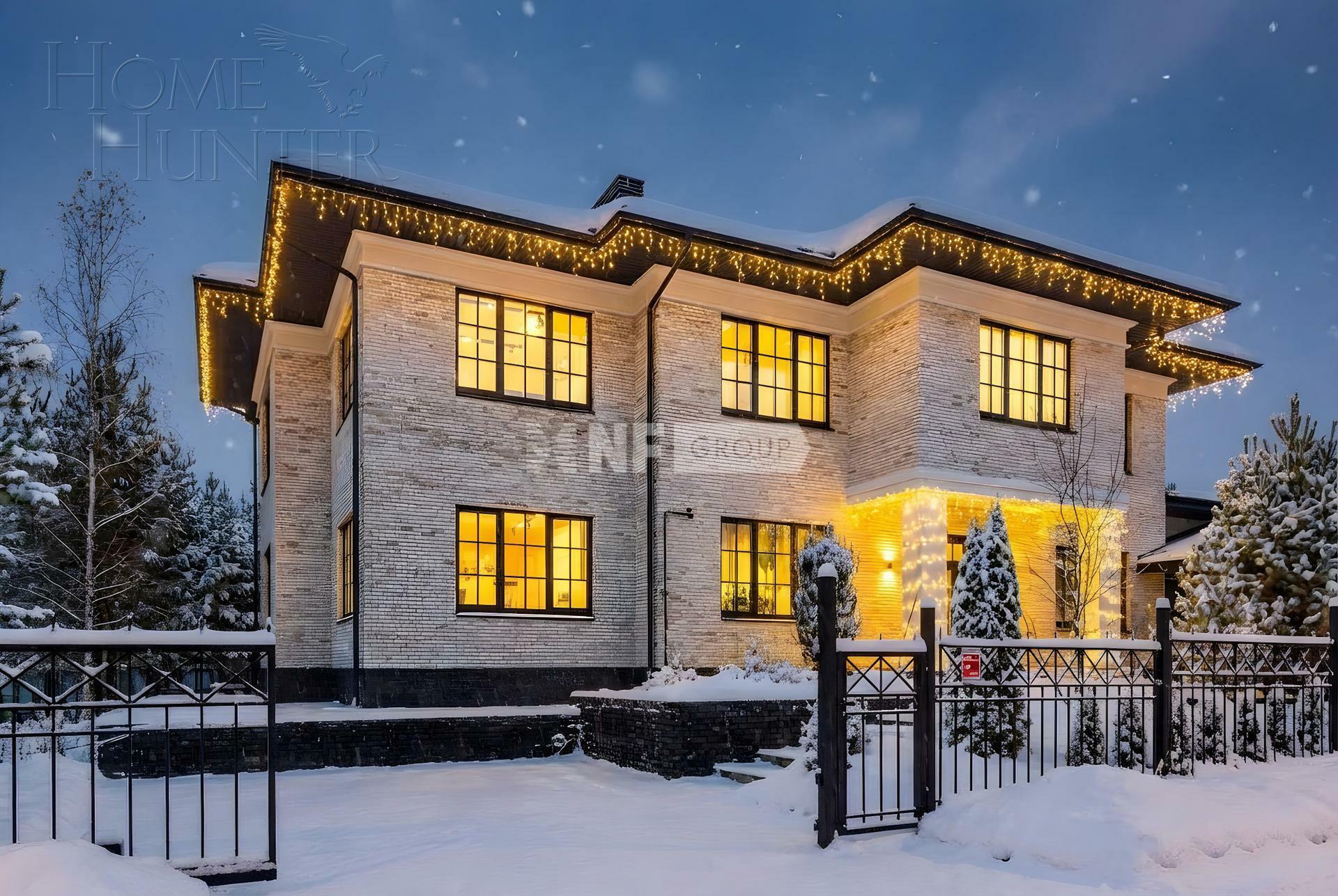 2-этажный коттедж 650 м² с отделкой