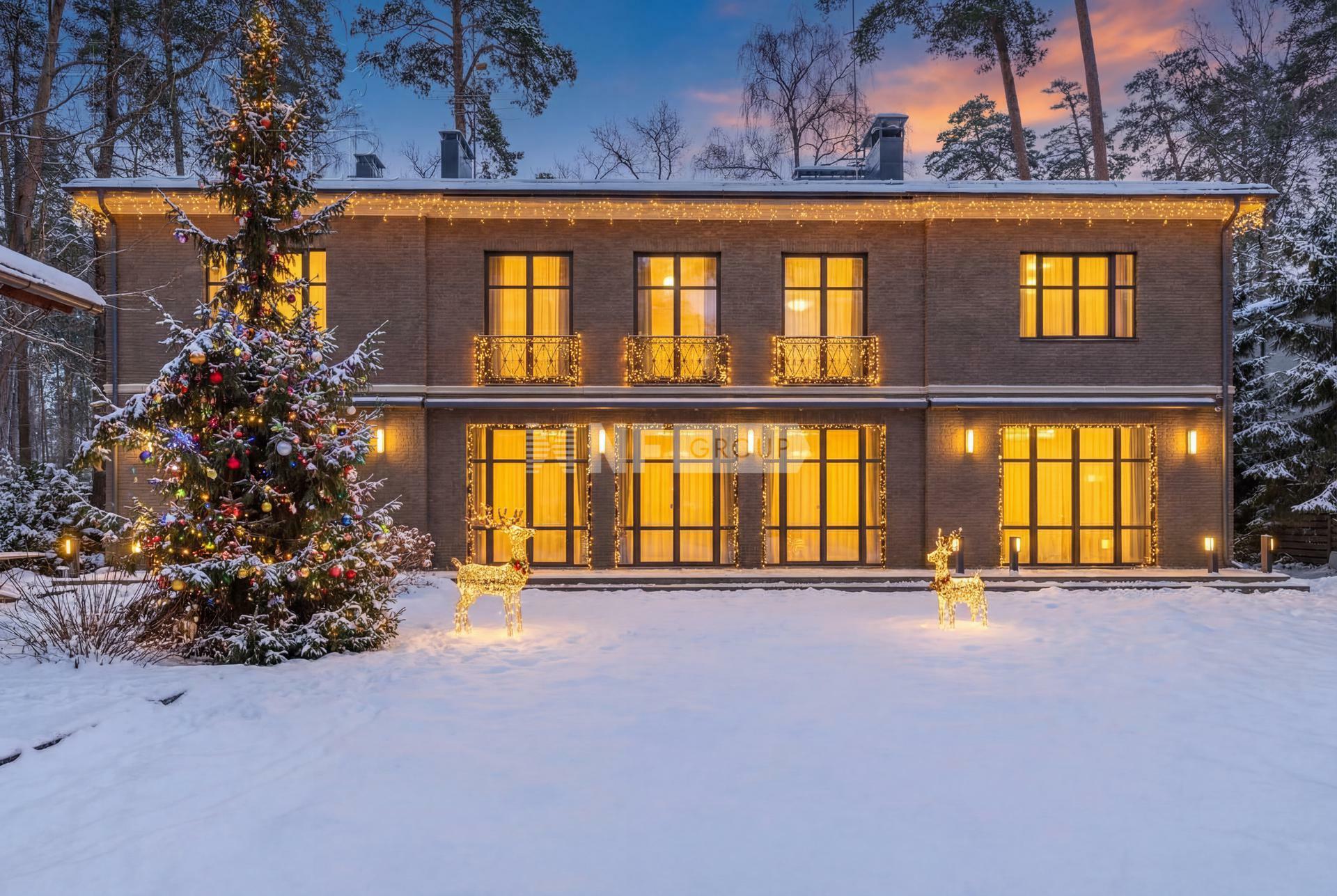 2-этажный коттедж 500 м² с отделкой