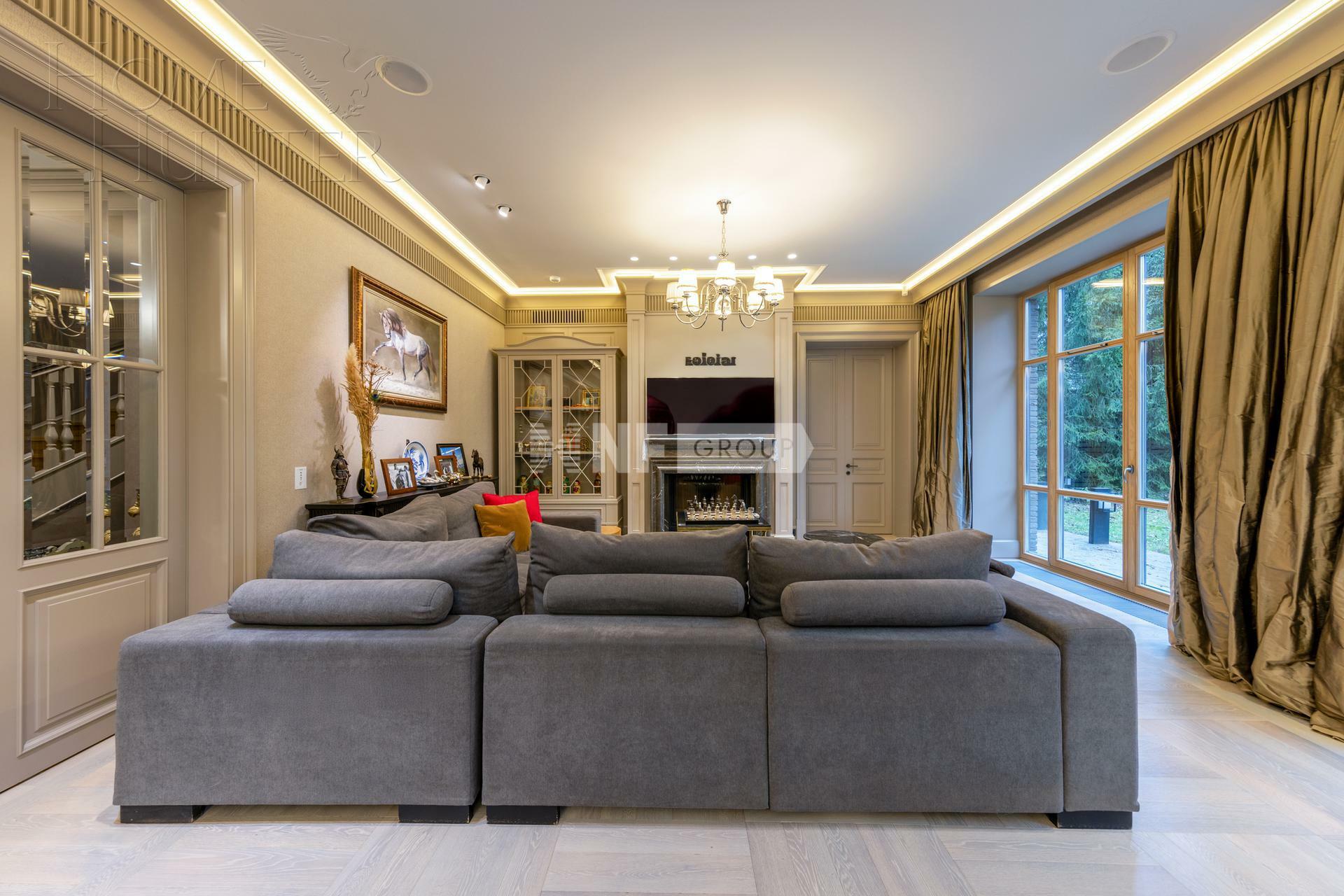 2-этажный коттедж 500 м² с отделкой