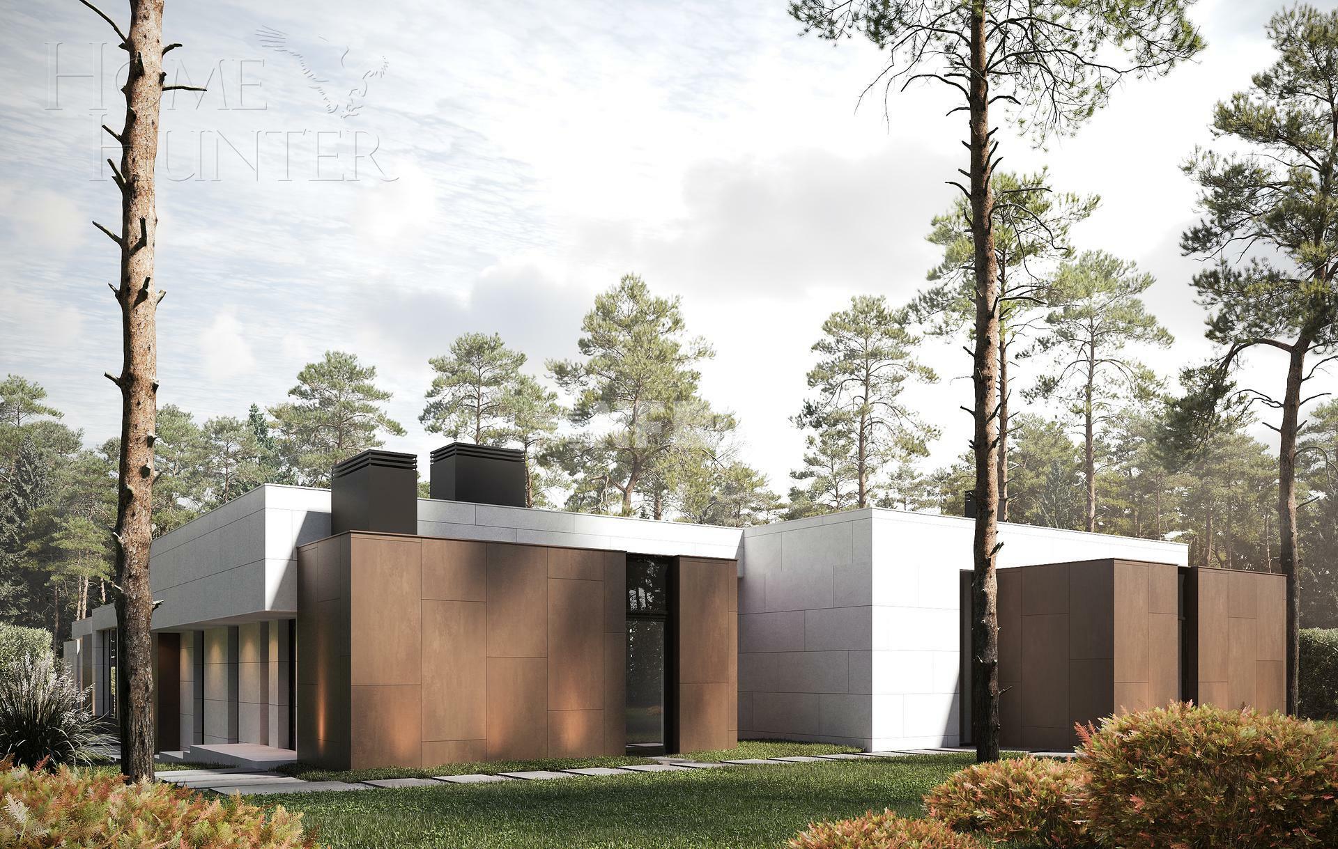 1-этажный коттедж 843 м² без отделки