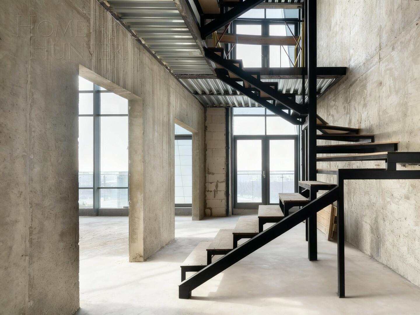 3-УРОВНЕВЫЙ ПЕНТХАУС БЕЗ ОТДЕЛКИ 208.5 М² НА 23 ЭТАЖЕ