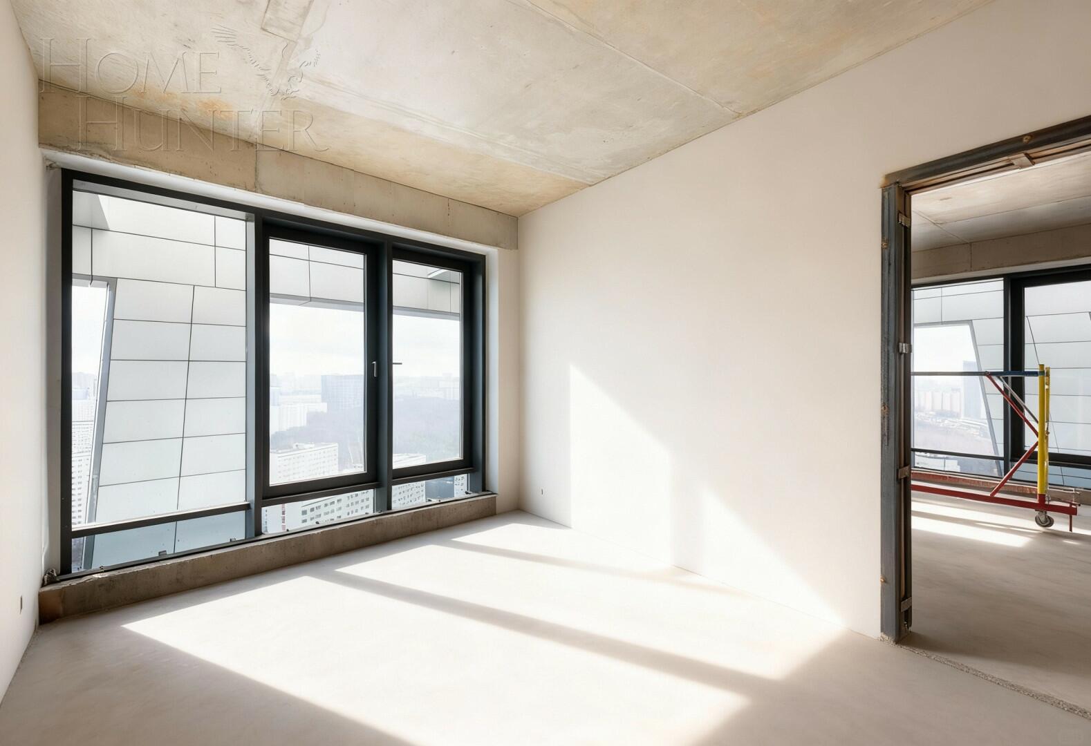 3-УРОВНЕВЫЙ ПЕНТХАУС БЕЗ ОТДЕЛКИ 208.5 М² НА 23 ЭТАЖЕ