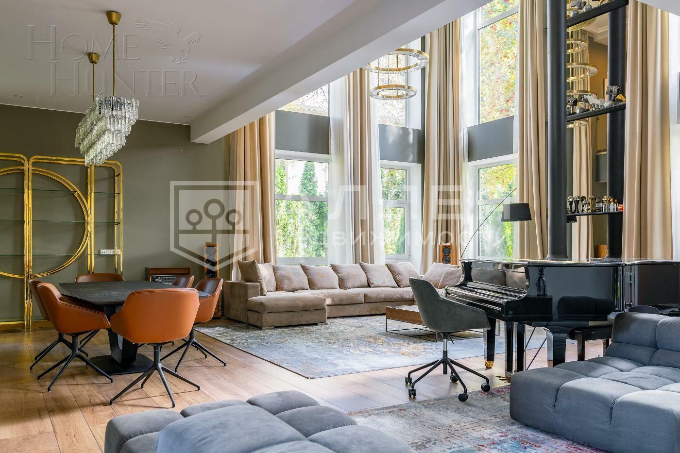 2-этажный коттедж 440 м² с отделкой