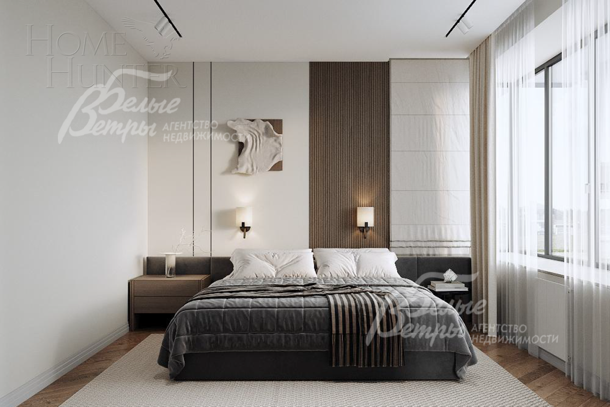 2-этажный коттедж 323 м² с отделкой