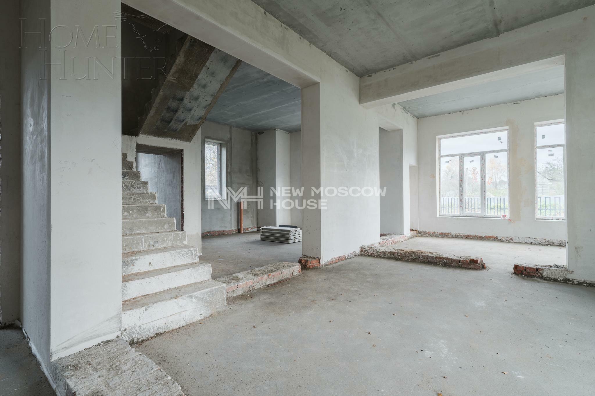 2-этажный коттедж 443 м² без отделки