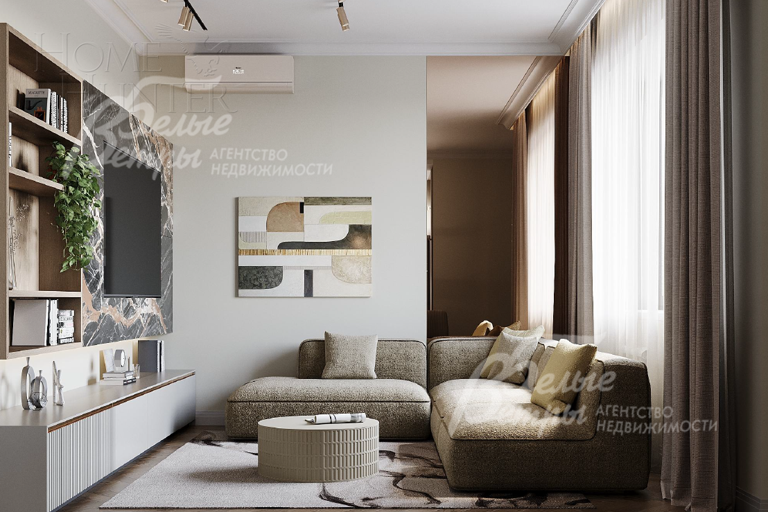 2-этажный коттедж 323 м² с отделкой