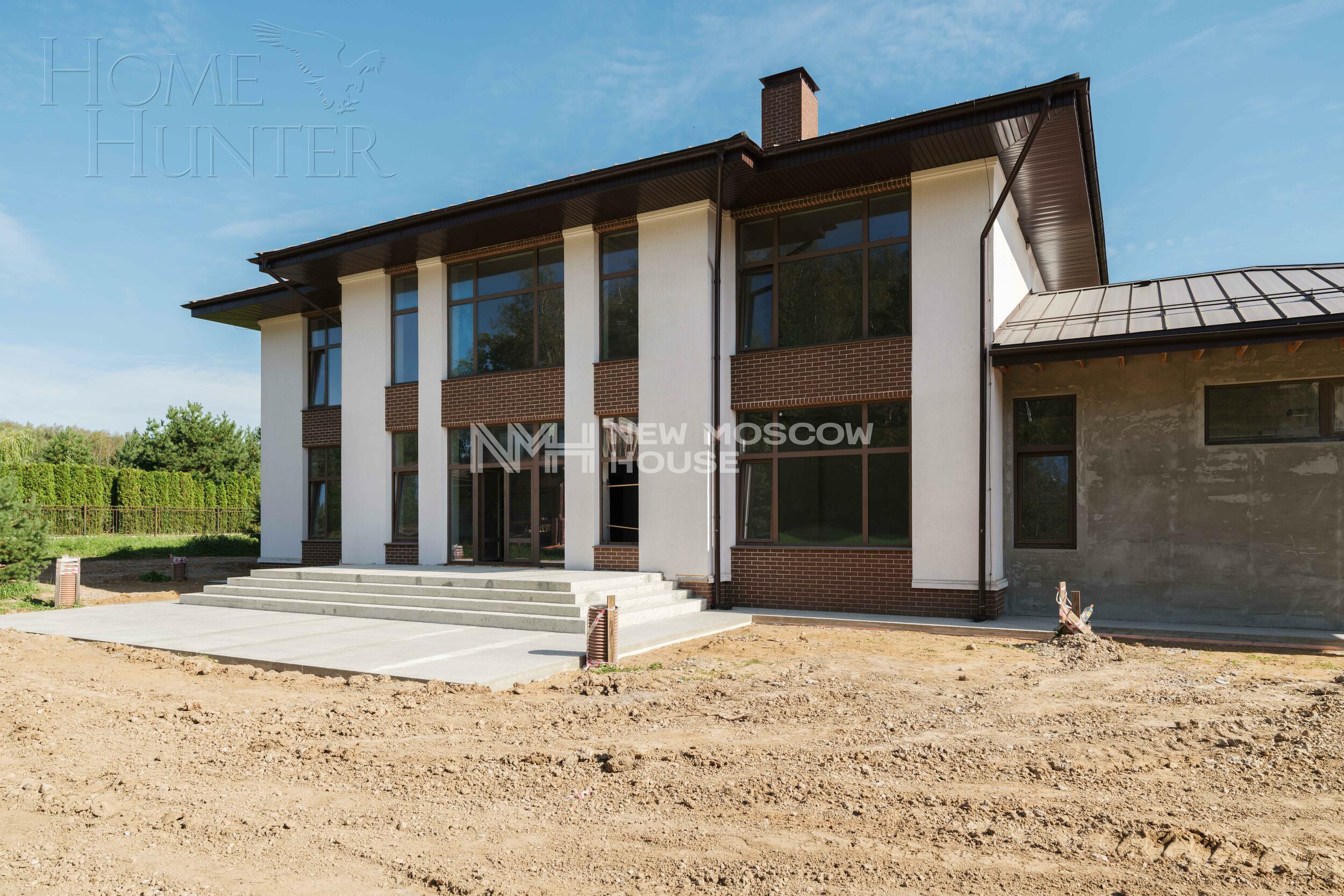 2-этажный коттедж 448 м² без отделки