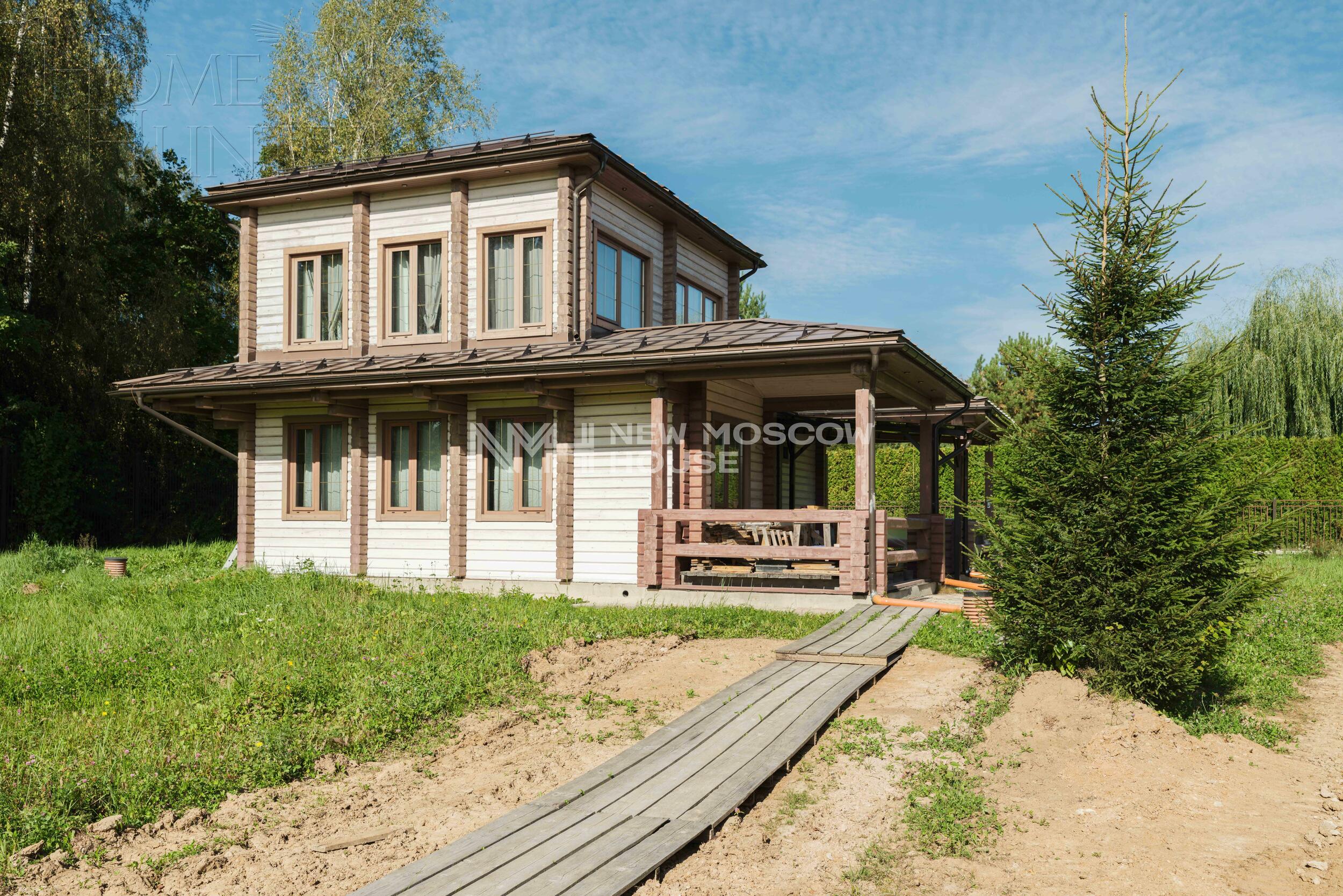 2-этажный коттедж 448 м² без отделки