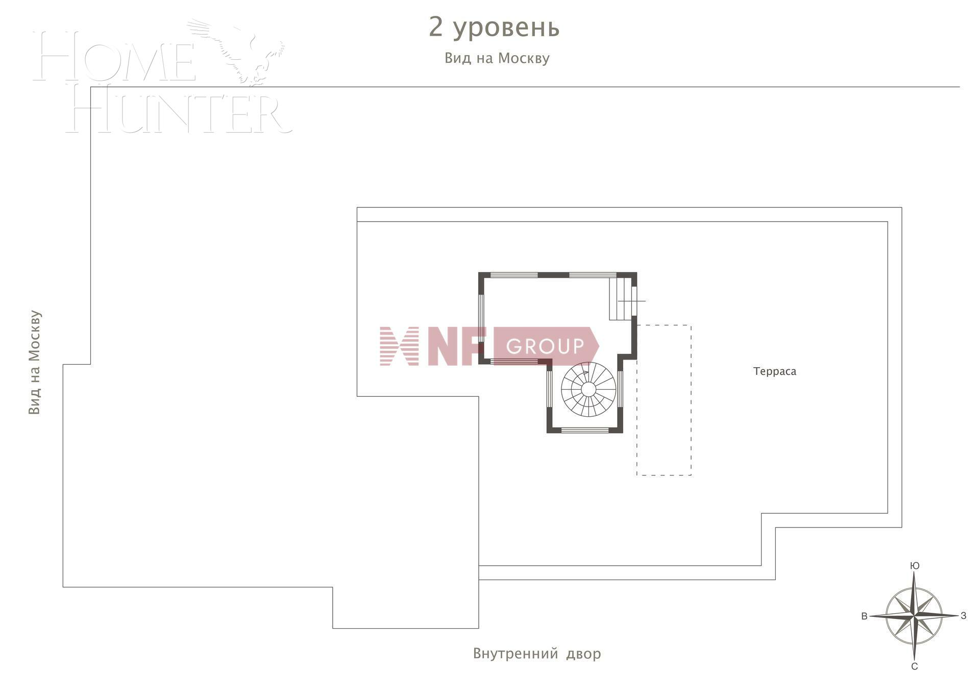 2-УРОВНЕВЫЙ ПЕНТХАУС С ОТДЕЛКОЙ 286.2 М² НА 10 ЭТАЖЕ