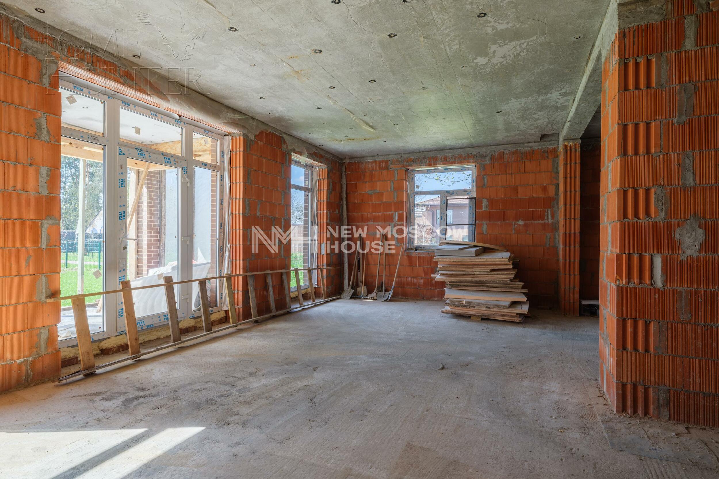 2-этажный коттедж 693 м² без отделки