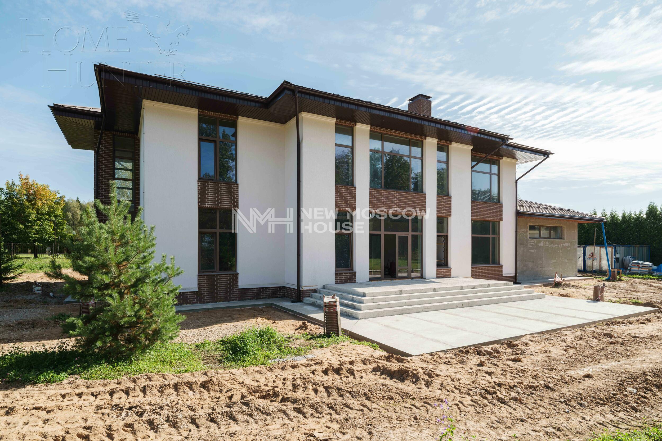 2-этажный коттедж 448 м² без отделки