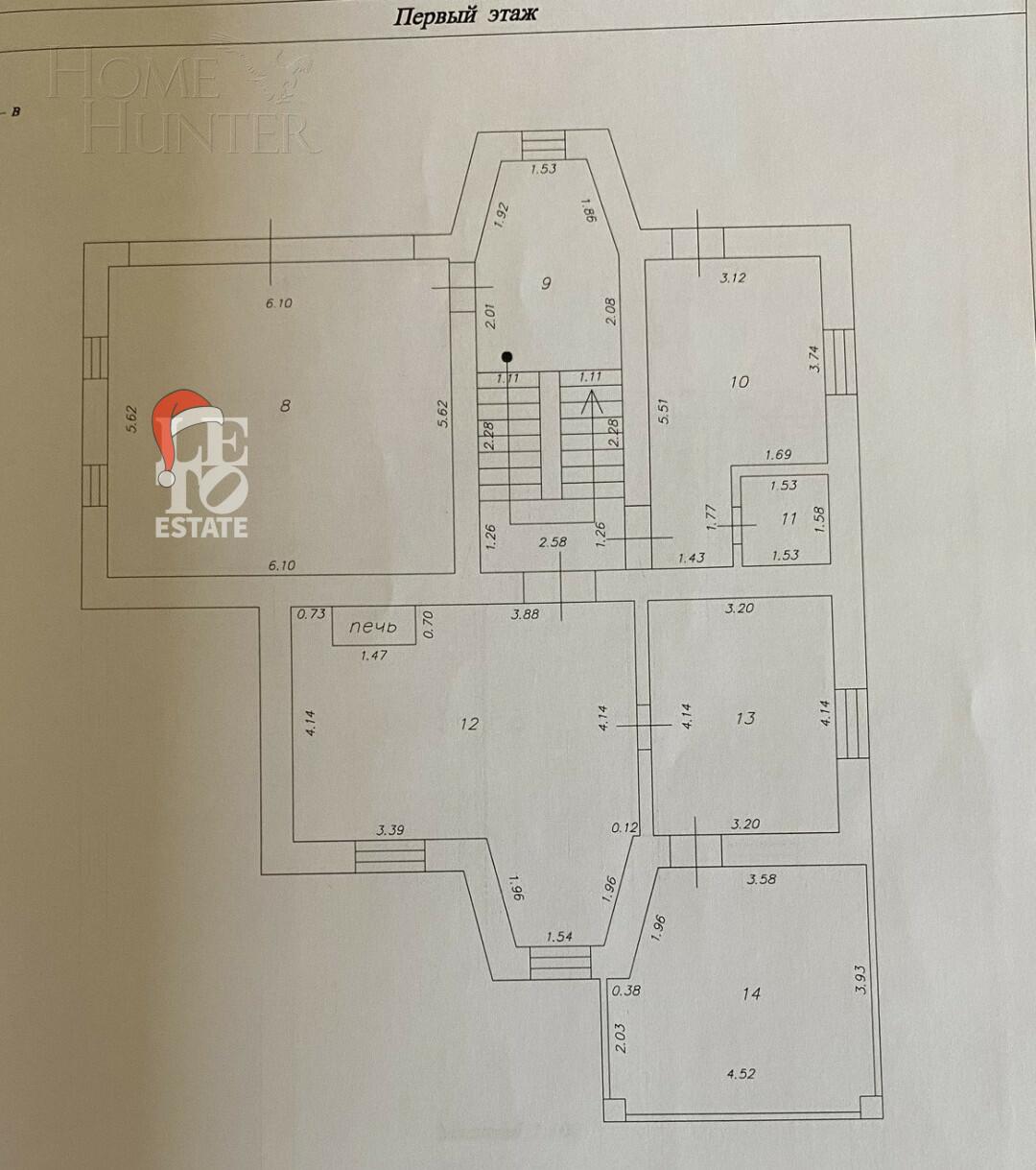 3-этажный коттедж 406 м² с отделкой