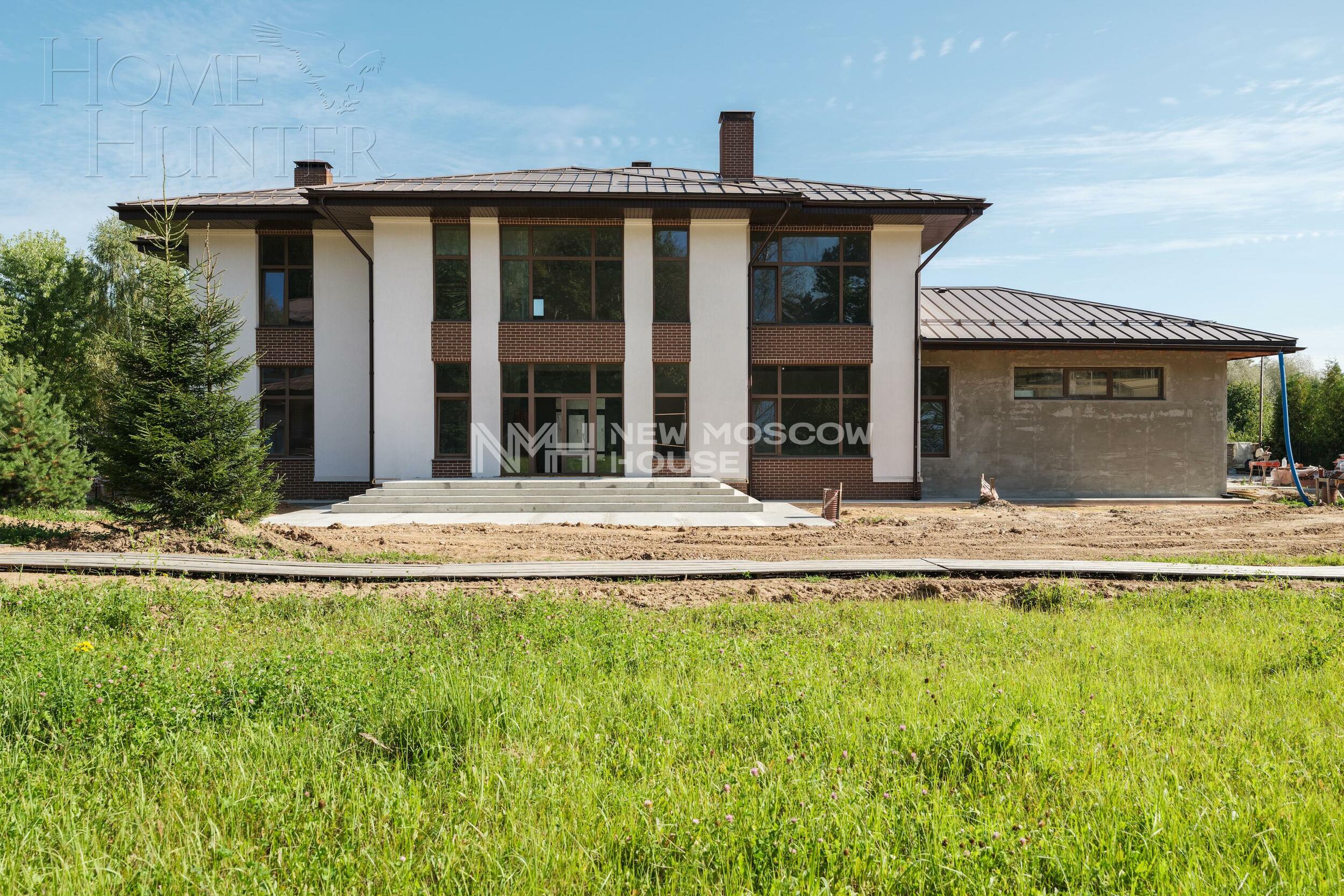 2-этажный коттедж 448 м² без отделки