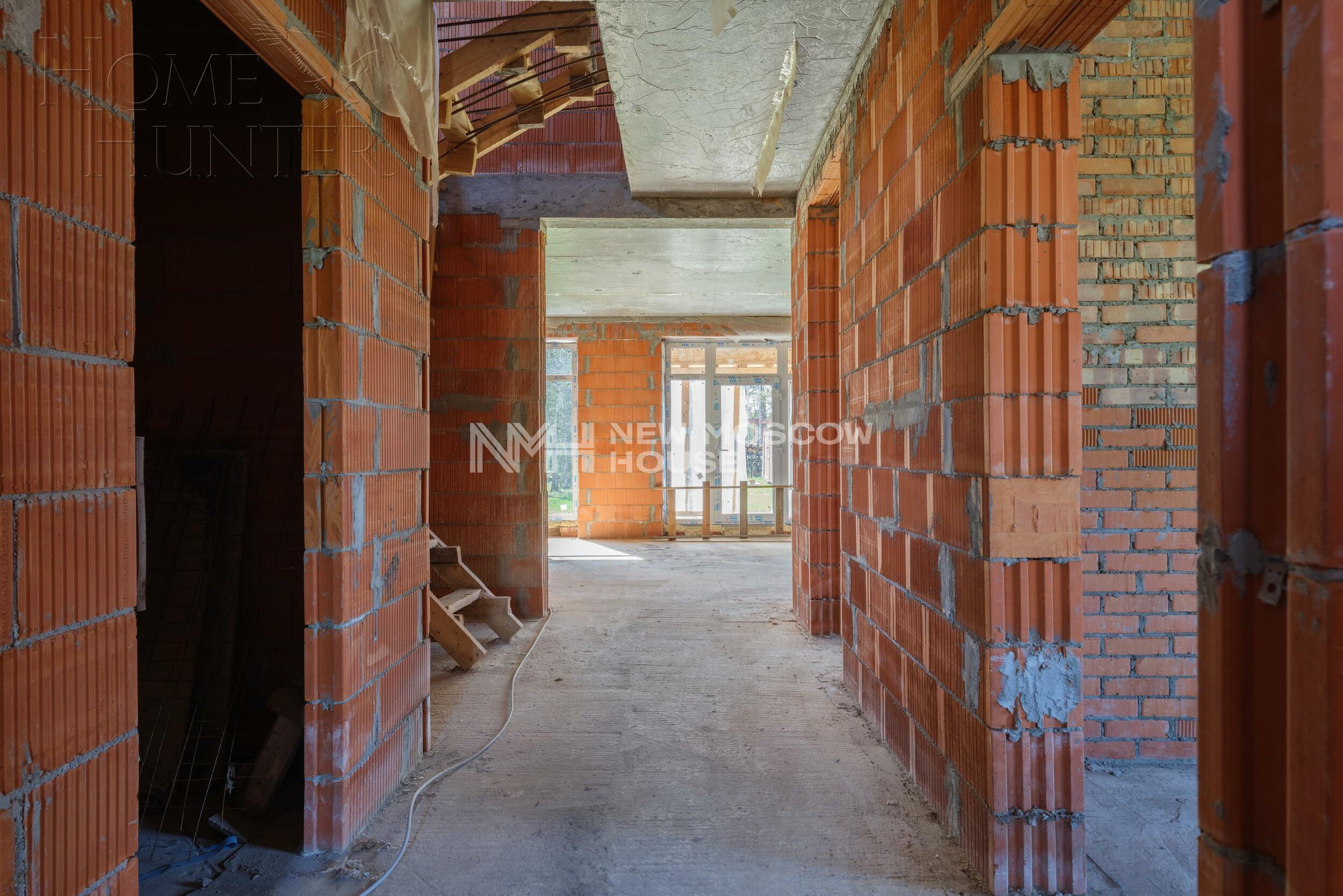 2-этажный коттедж 693 м² без отделки