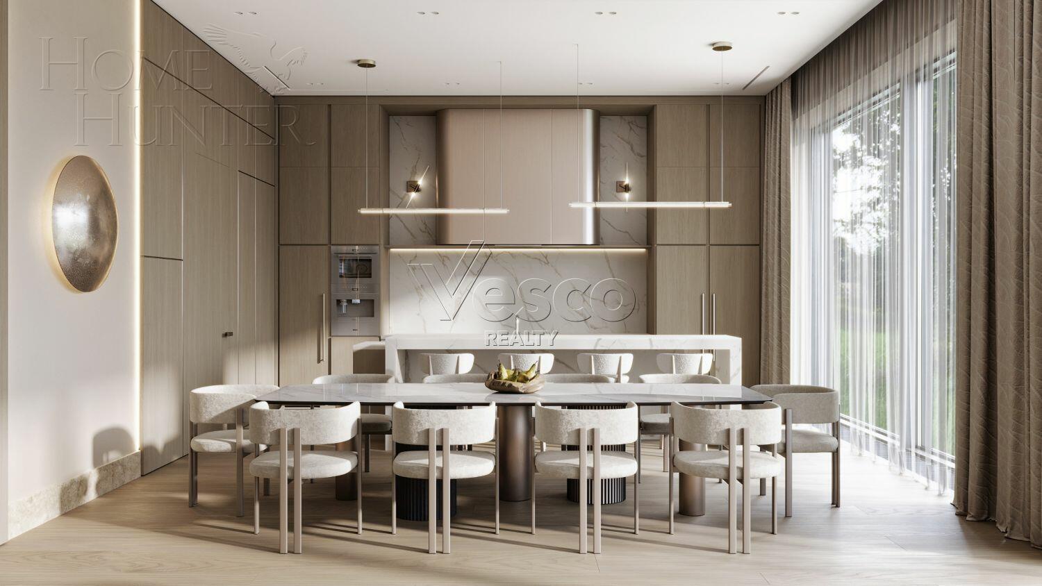 2-этажный коттедж 1 400 м² с отделкой