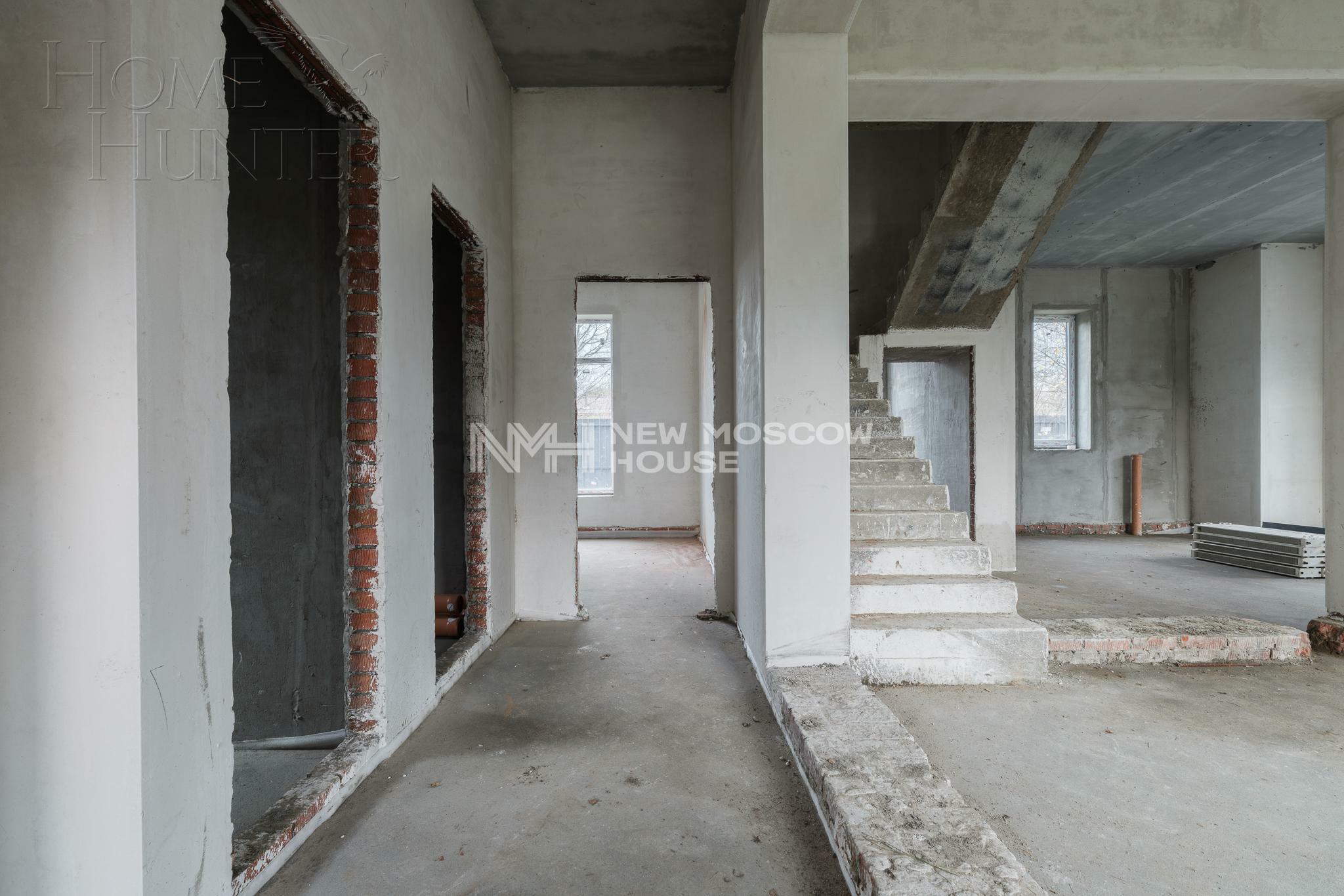 2-этажный коттедж 443 м² без отделки