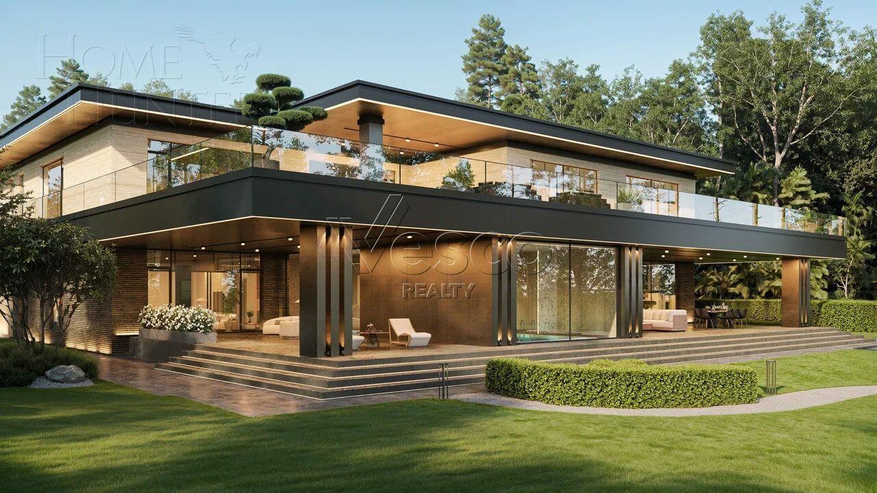 2-этажный коттедж 1 900 м² с отделкой