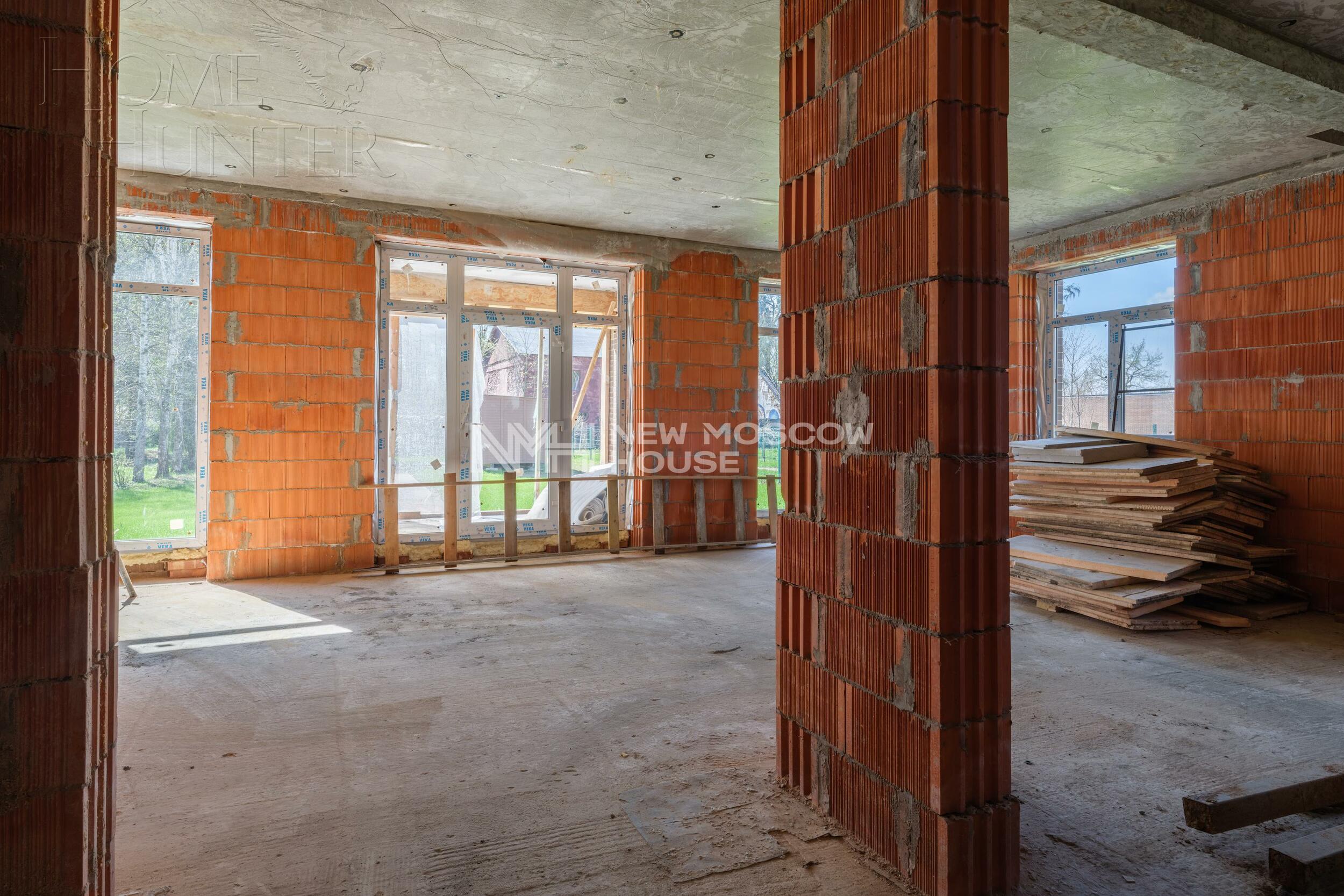 2-этажный коттедж 693 м² без отделки