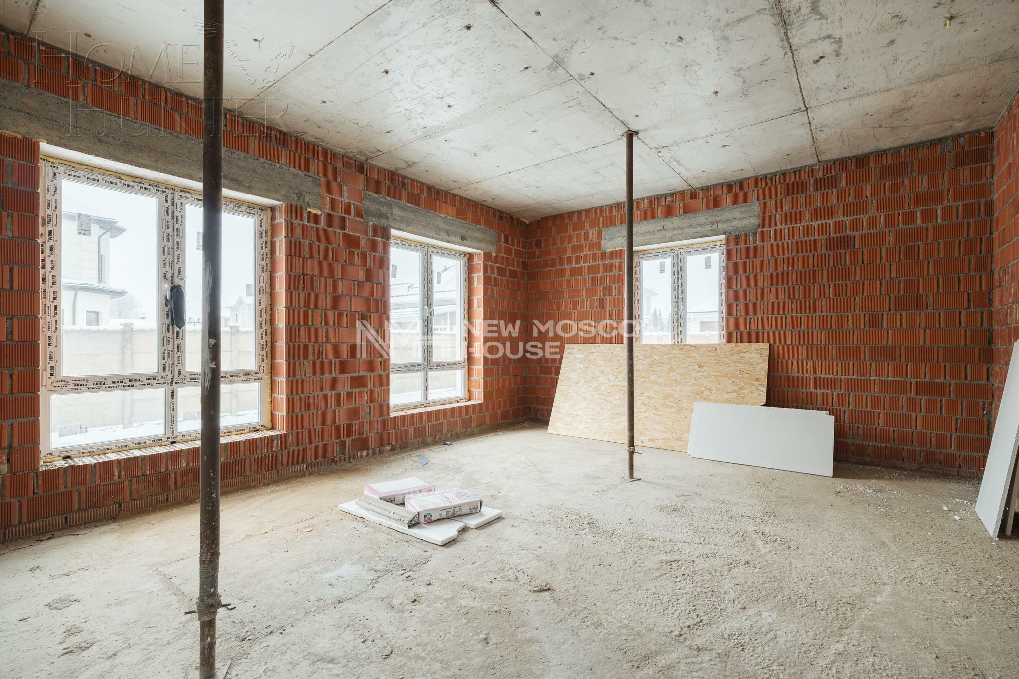 2-этажный коттедж 300 м² без отделки