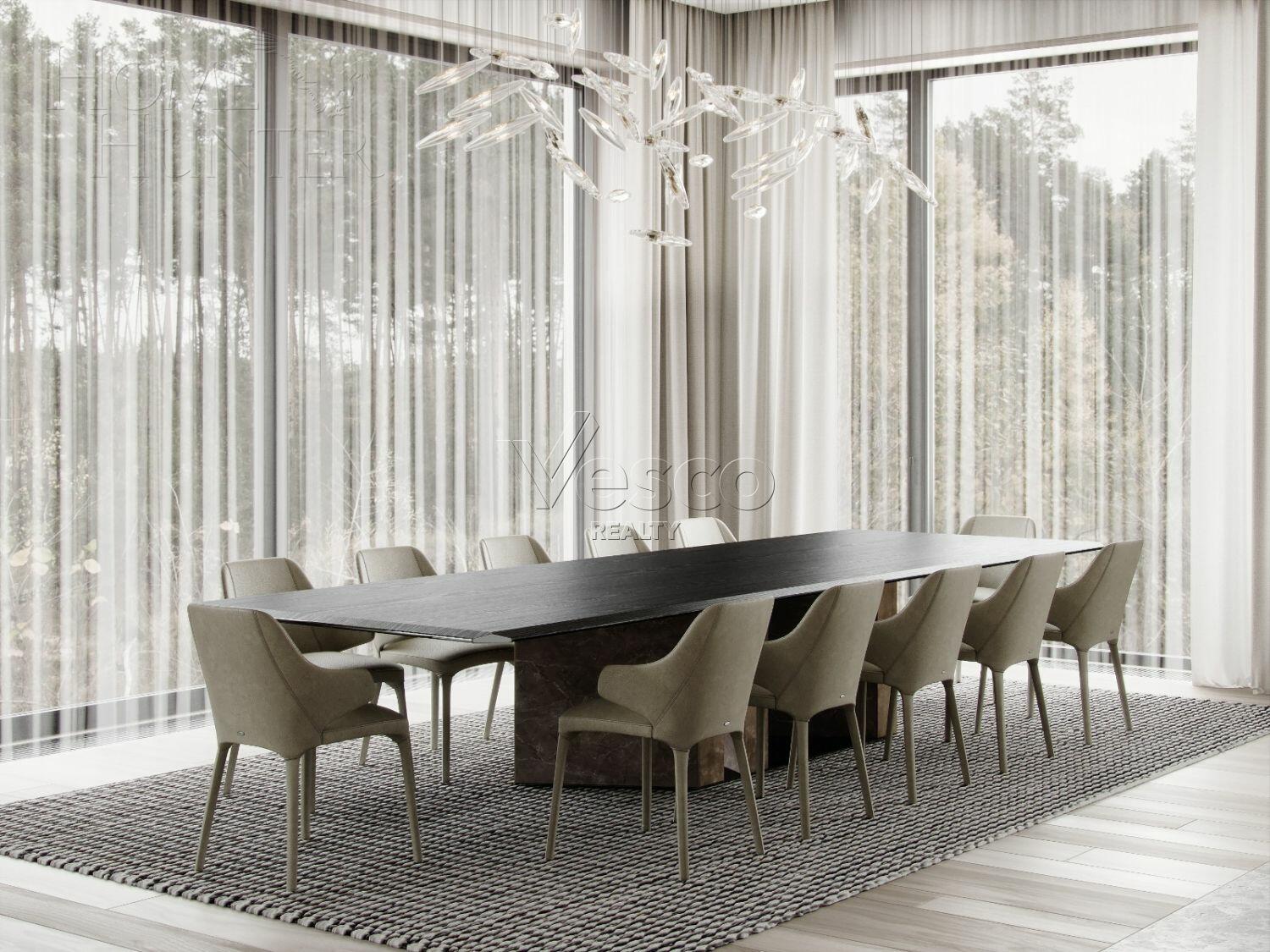 2-этажный коттедж 1 900 м² с отделкой