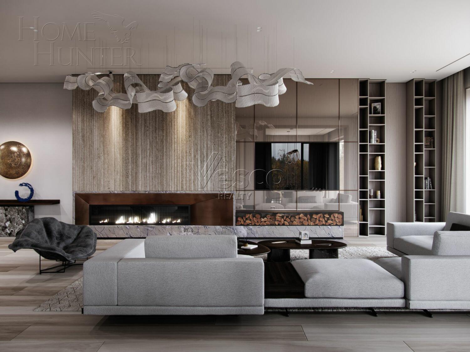 2-этажный коттедж 1 900 м² с отделкой