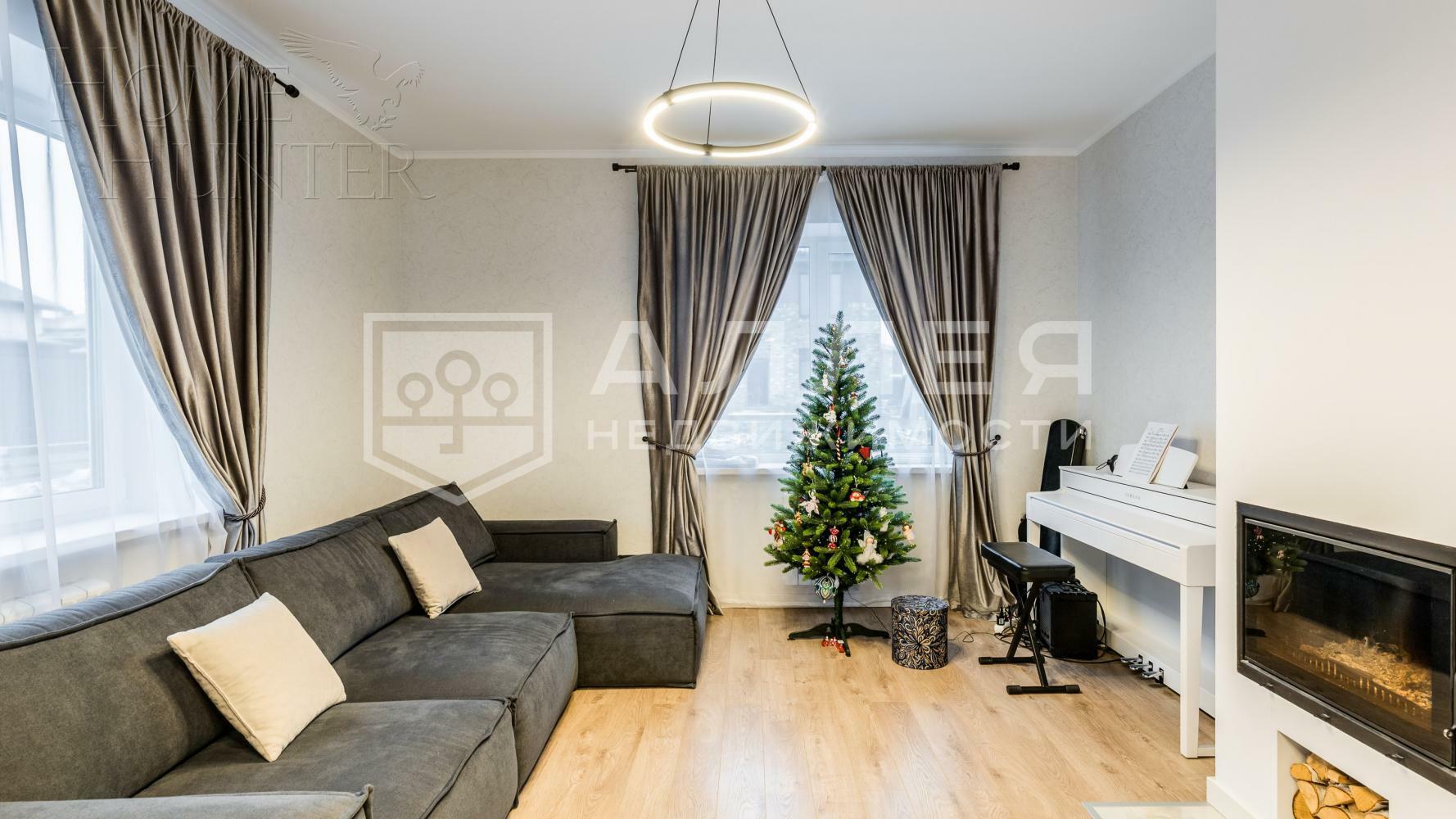 2-этажный коттедж 200 м² с отделкой