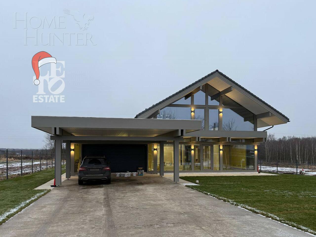 2-этажный коттедж 450 м² без отделки