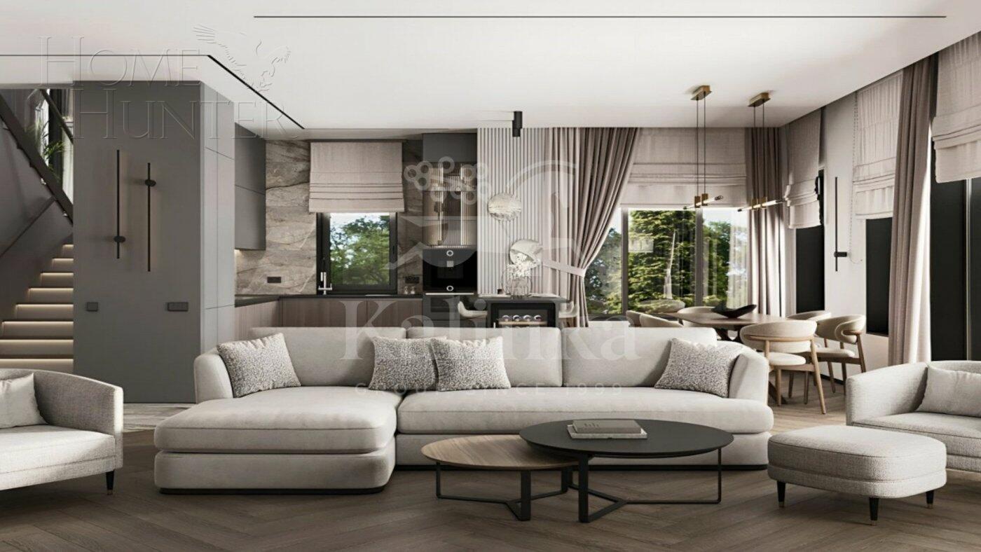 2-этажный коттедж 353 м² с отделкой