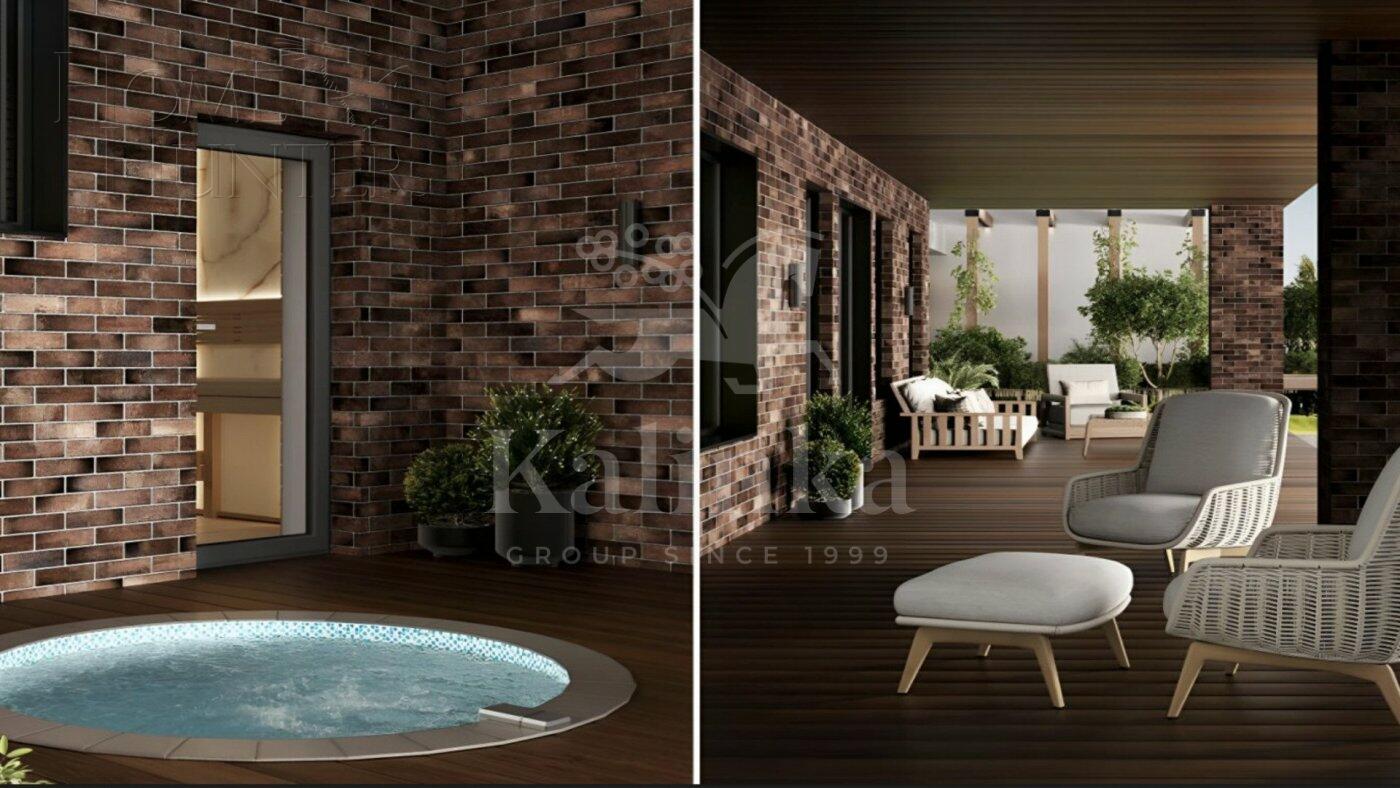 2-этажный коттедж 353 м² с отделкой