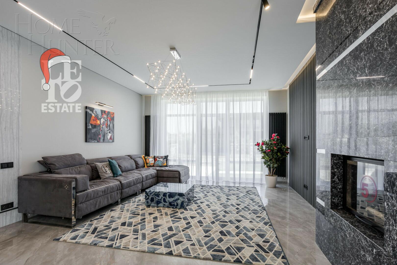 3-этажный коттедж 600 м² с отделкой