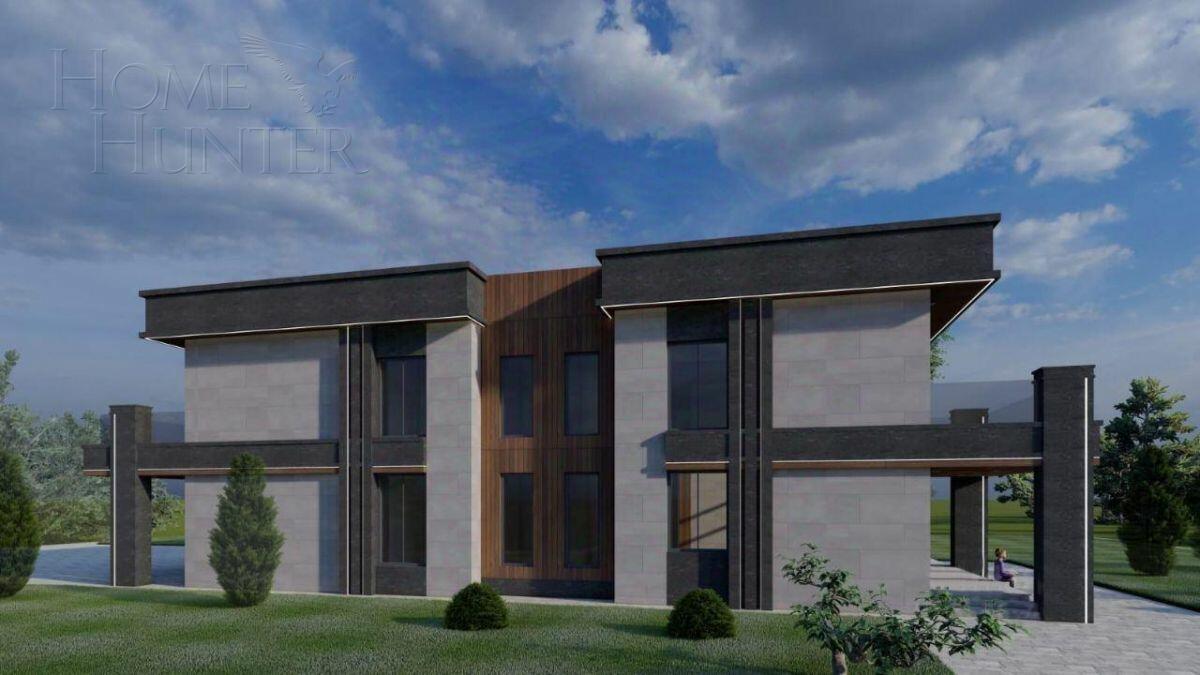 2-этажный коттедж 320 м² без отделки