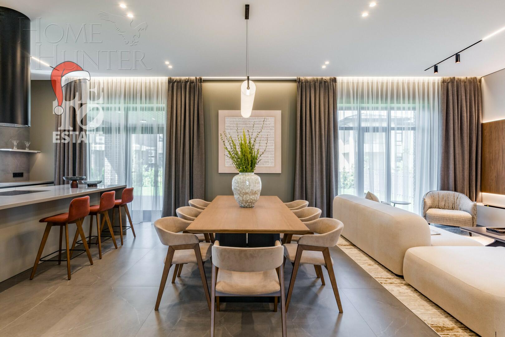 2-этажный коттедж 320 м² с отделкой