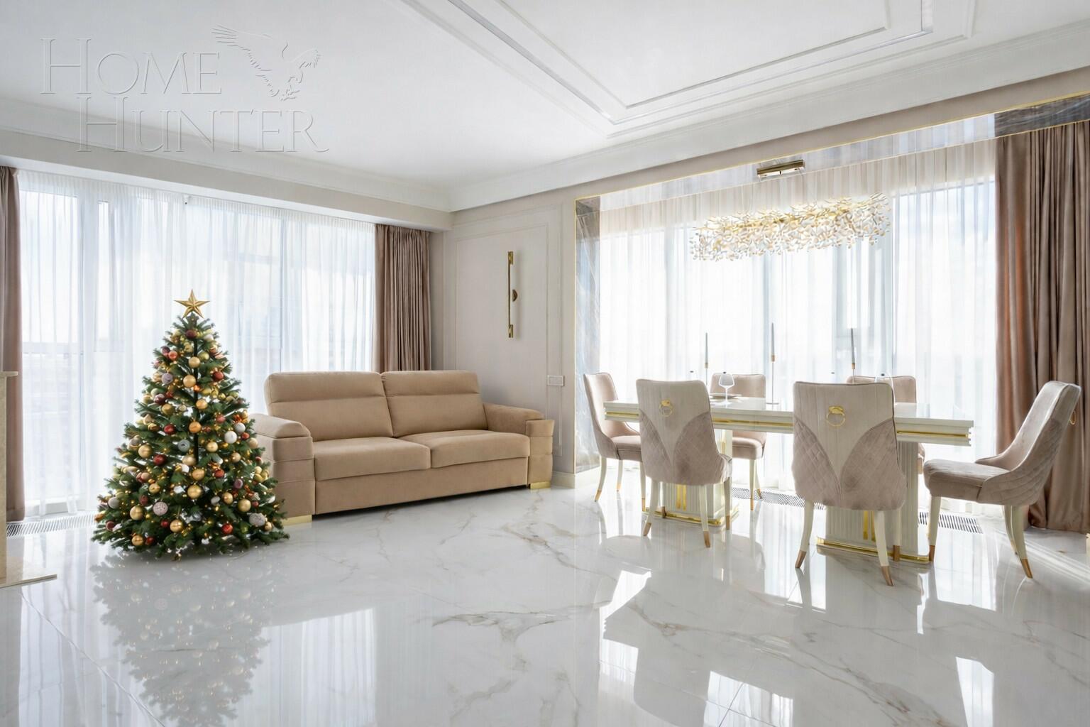 5-КОМН. КВАРТИРА С ОТДЕЛКОЙ 143 М² НА 15 ЭТАЖЕ