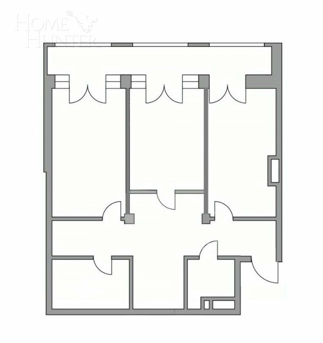 2-УРОВНЕВЫЙ ПЕНТХАУС БЕЗ ОТДЕЛКИ 240 М² НА 18 ЭТАЖЕ