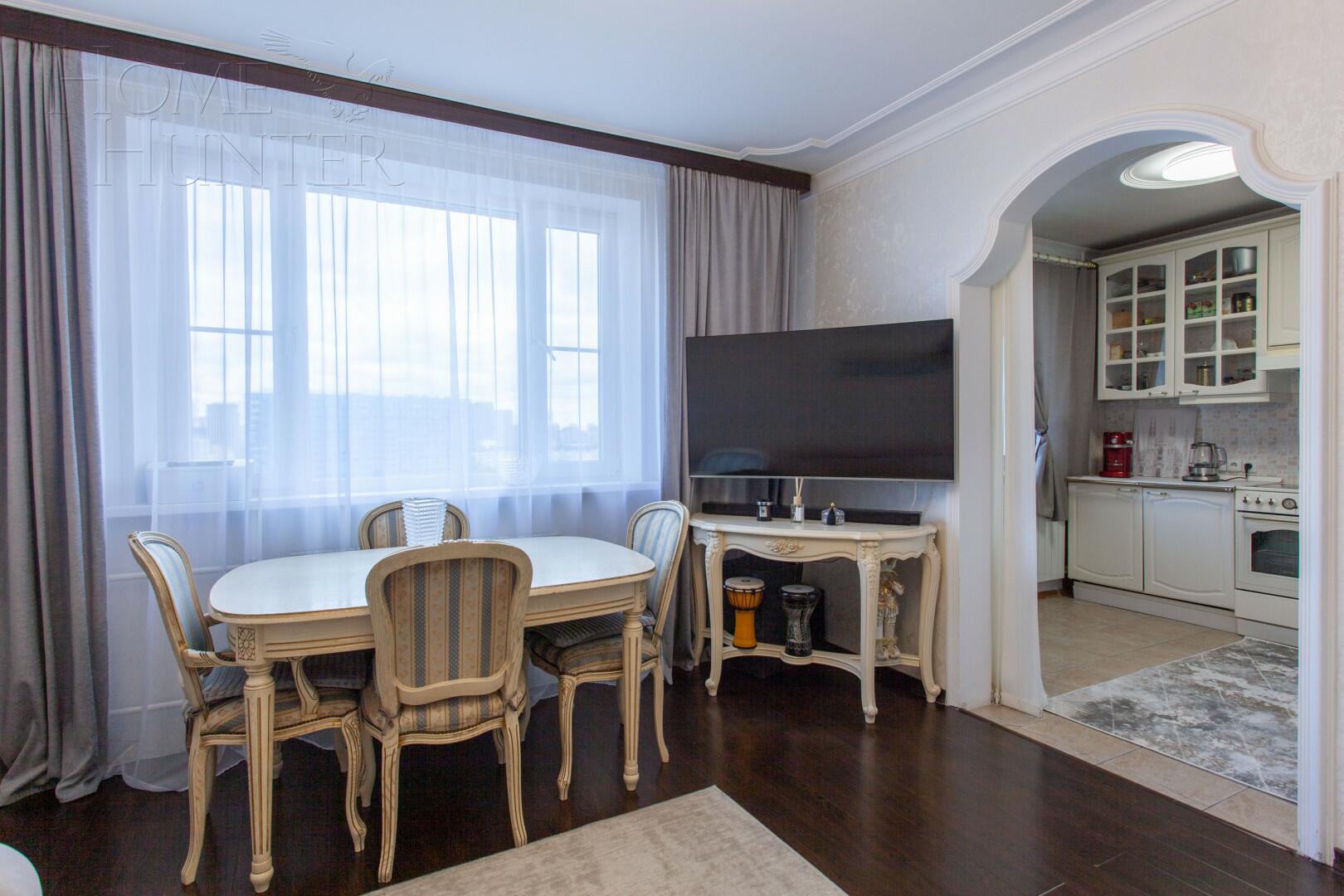 4-КОМН. КВАРТИРА С ОТДЕЛКОЙ 83 М² НА 14 ЭТАЖЕ