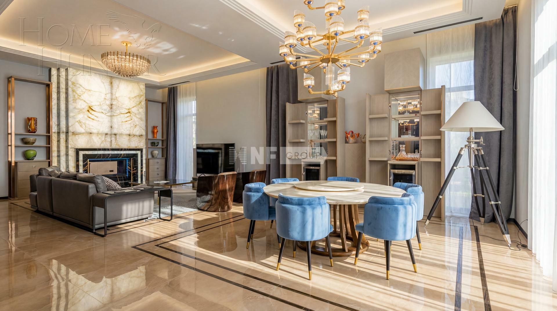 1-этажный коттедж 403 м² с отделкой