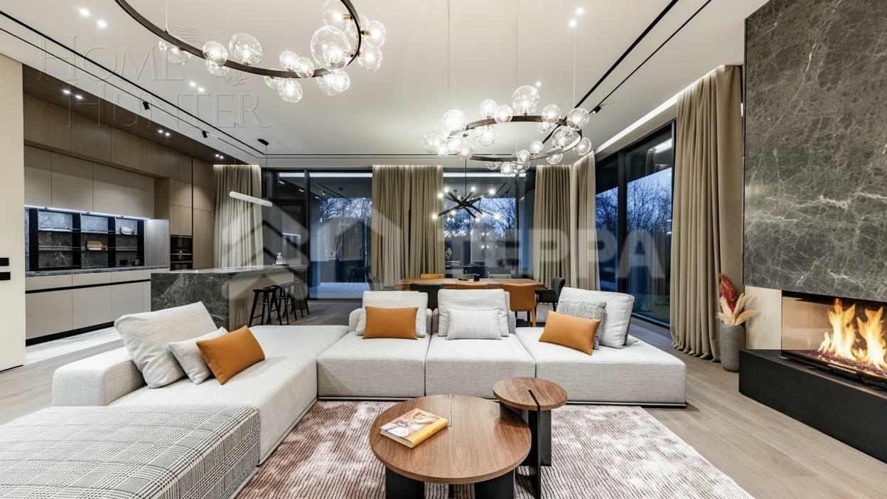 2-этажный коттедж 760 м² с отделкой