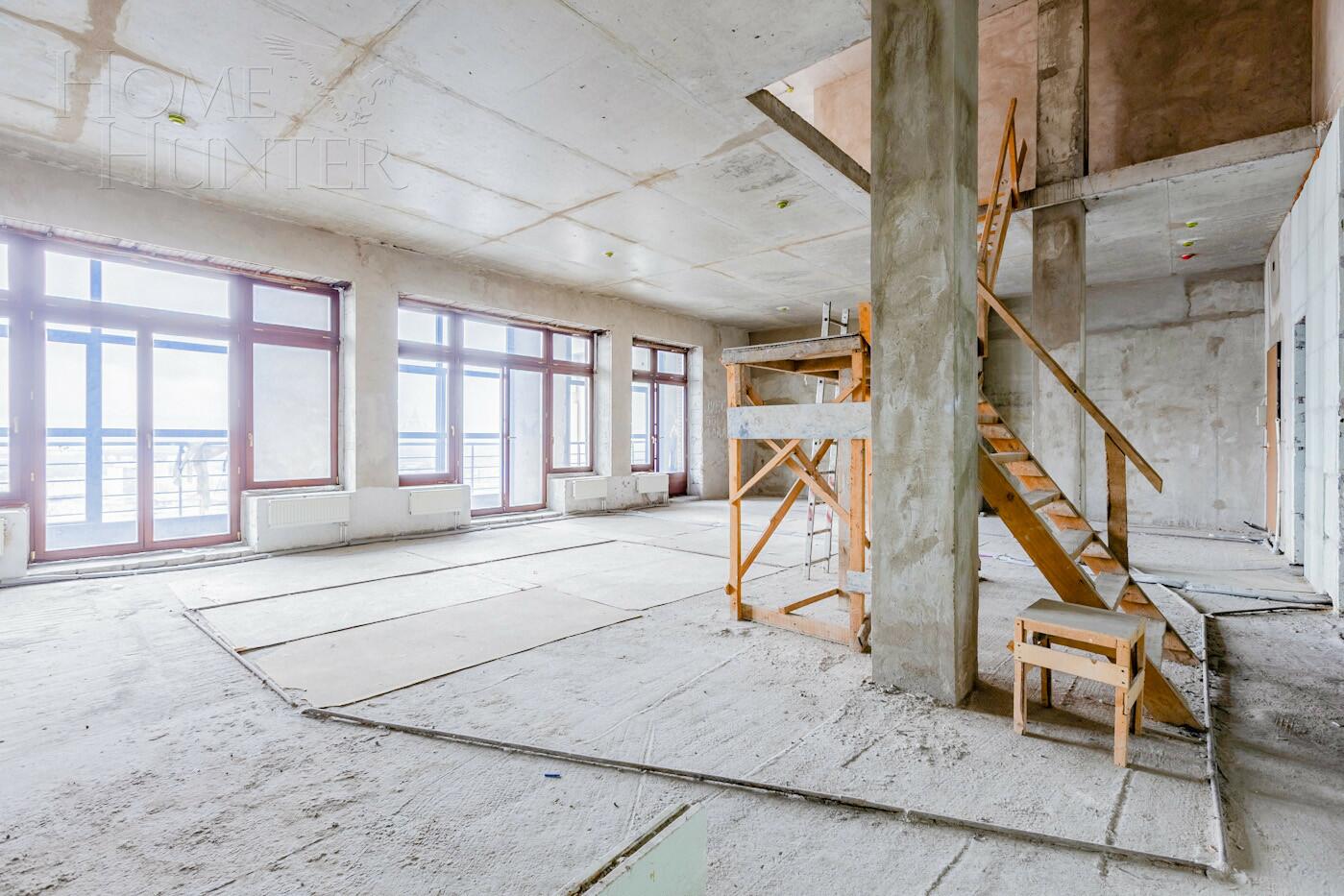 2-УРОВНЕВЫЙ ПЕНТХАУС БЕЗ ОТДЕЛКИ 240 М² НА 18 ЭТАЖЕ