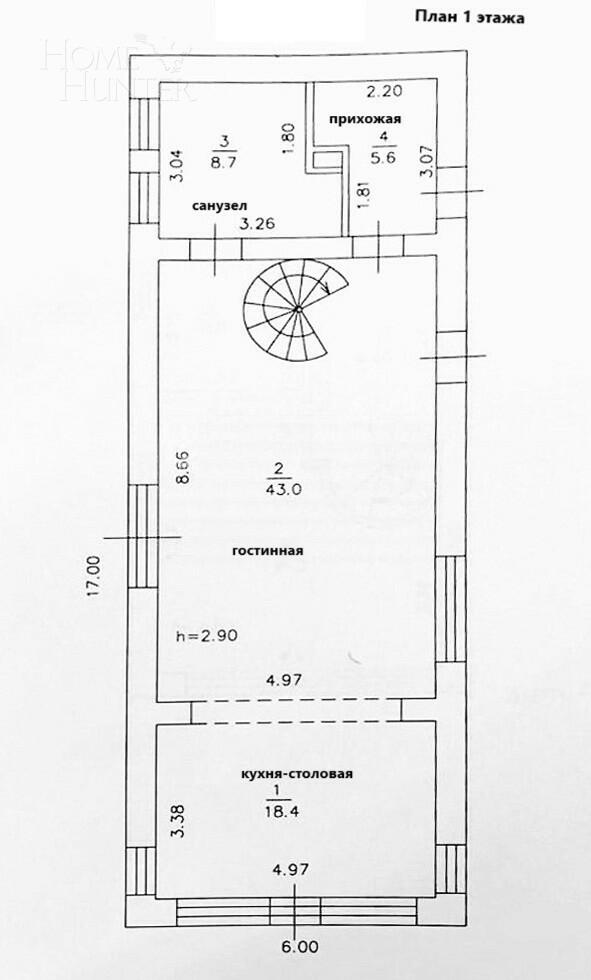 3-этажный коттедж 157.9 м² с отделкой