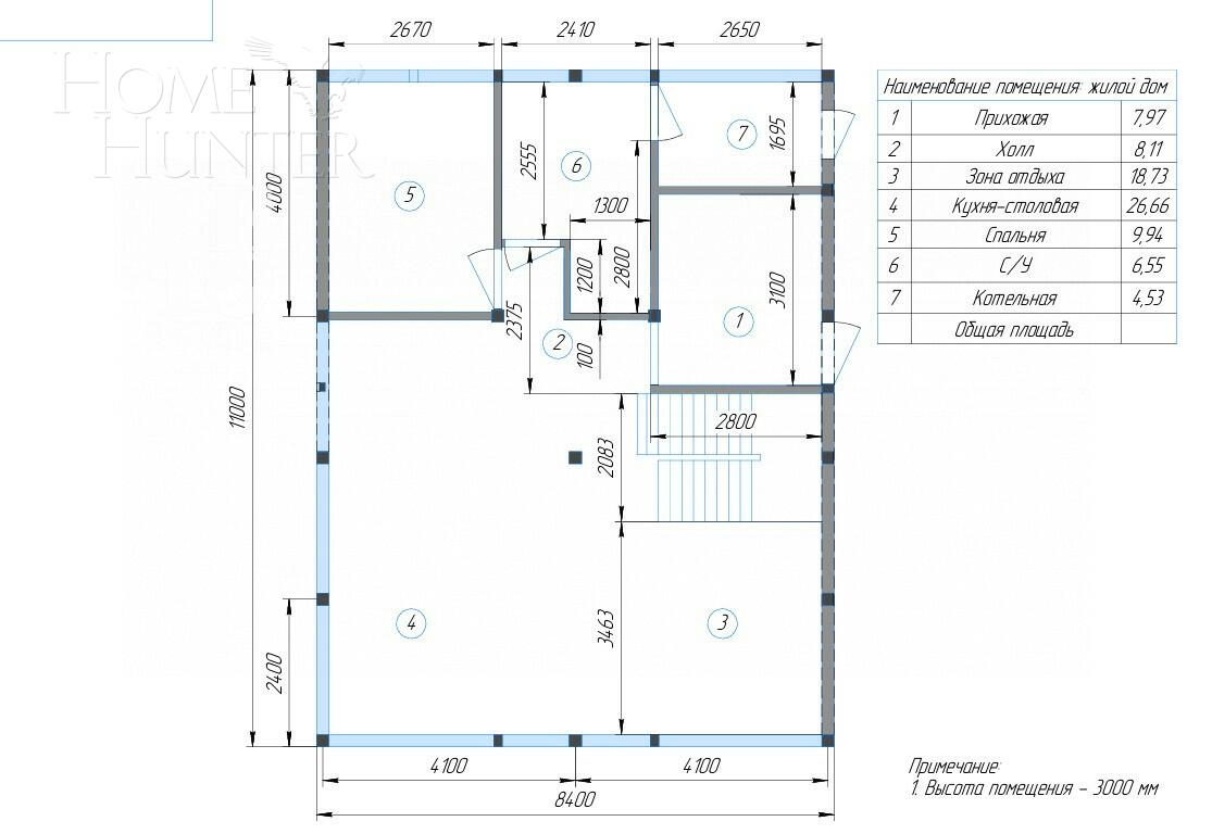 2-этажный коттедж 170 м² с отделкой