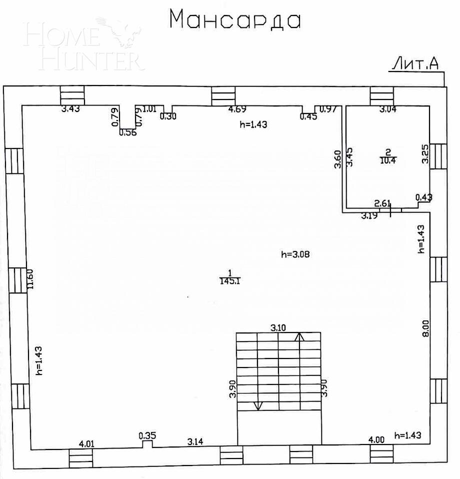 2-этажный коттедж 815 м² с отделкой