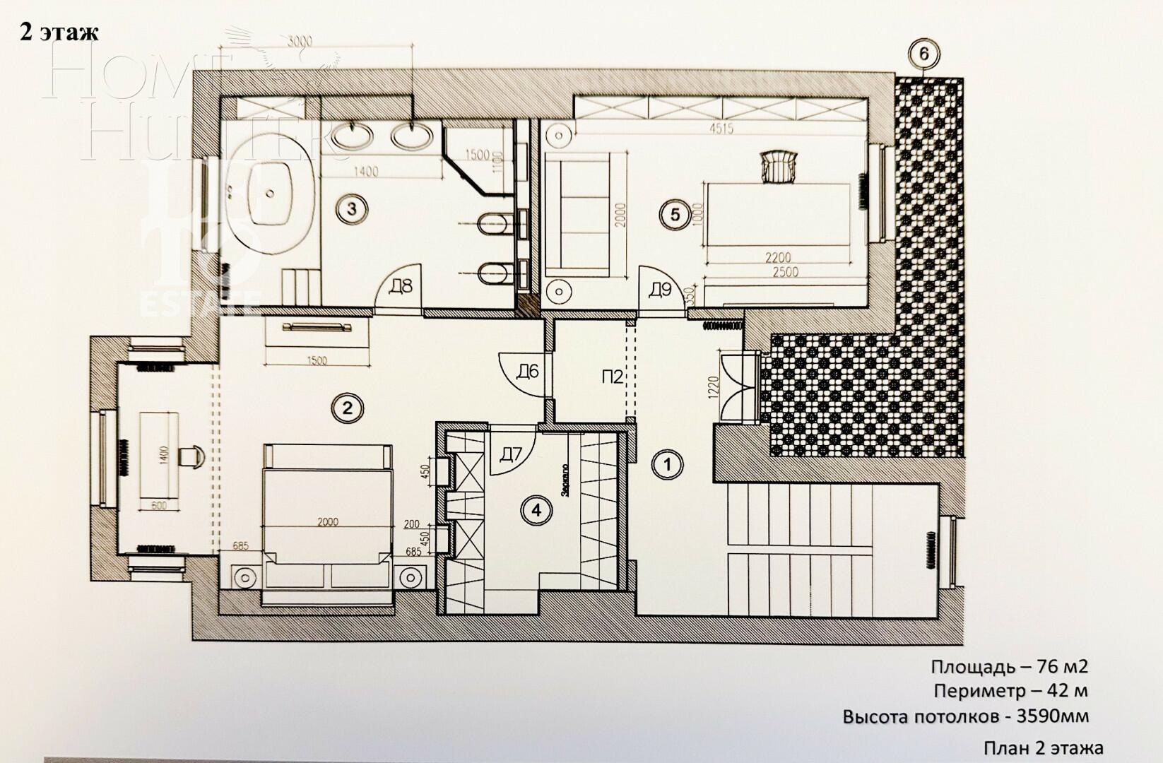 3-этажный таунхаус 293 м² с отделкой