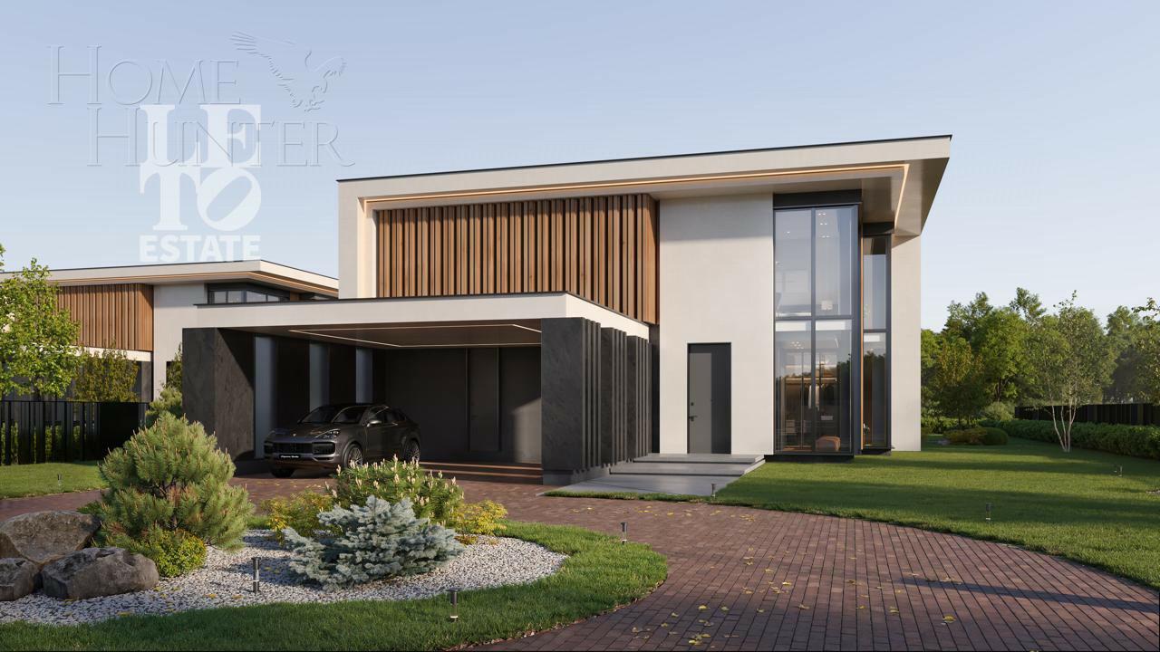 2-этажный коттедж 390 м² без отделки