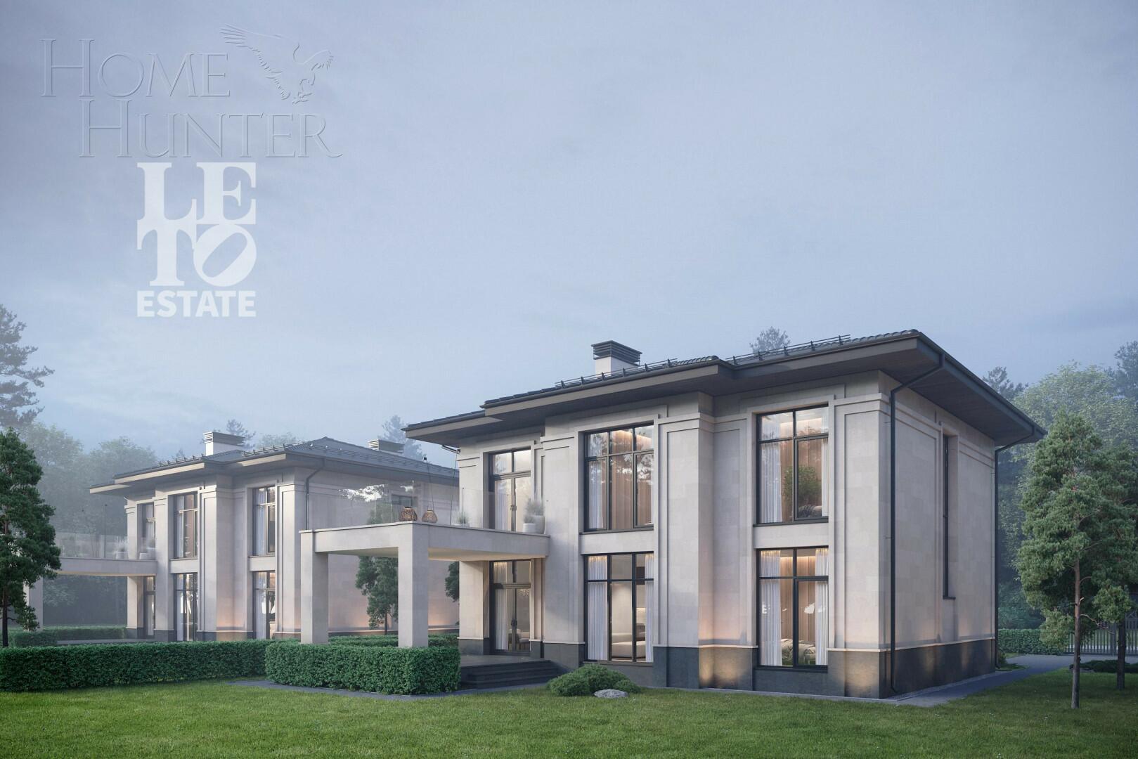 2-этажный коттедж 315.6 м² без отделки