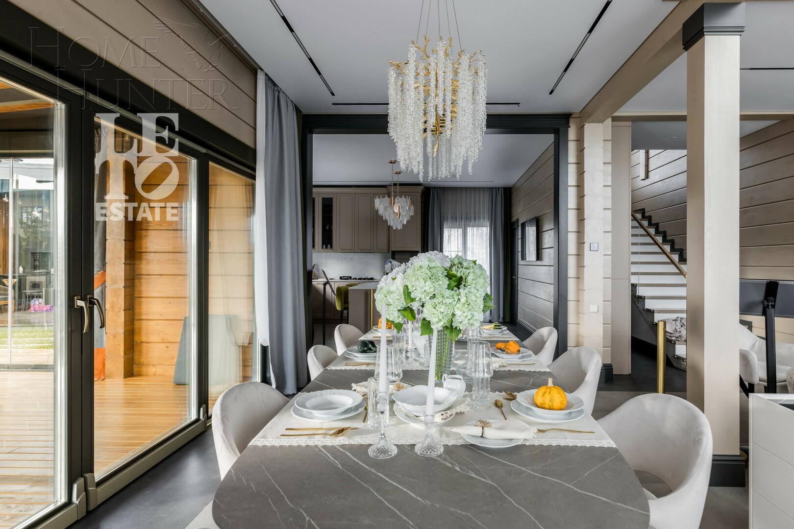 2-этажный коттедж 354 м² с отделкой