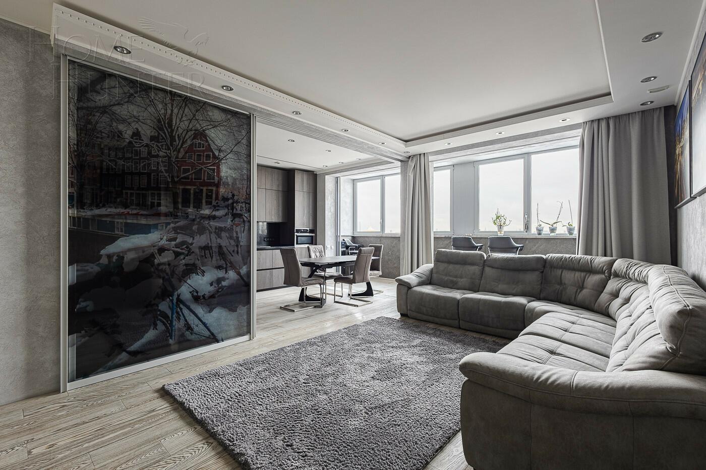 3-КОМН. КВАРТИРА С ОТДЕЛКОЙ 136.7 М² НА 15 ЭТАЖЕ